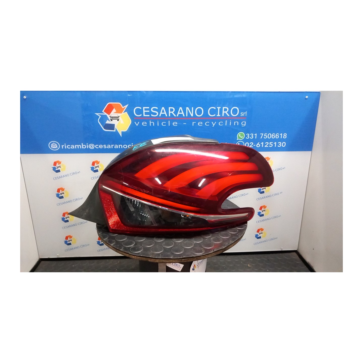 FANALE POST. DX. 113 PEUGEOT 208 (04/15-06/20) BH02 9672628380