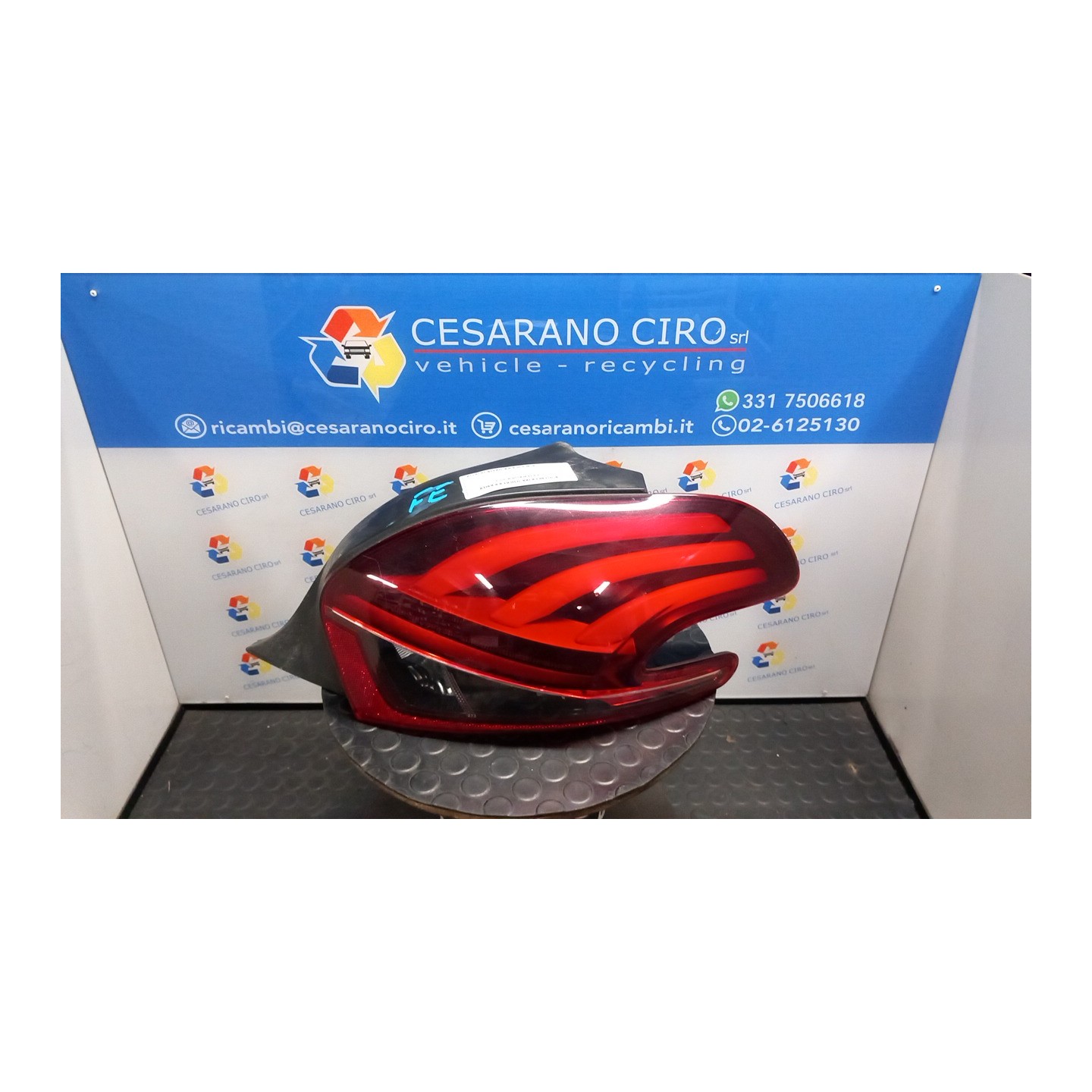 FANALE POST. DX. 113 PEUGEOT 208 (04/15-06/20) BH02 9672628380