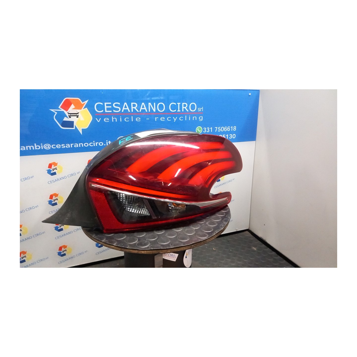 FANALE POST. DX. 113 PEUGEOT 208 (04/15-06/20) BH02 9672628380
