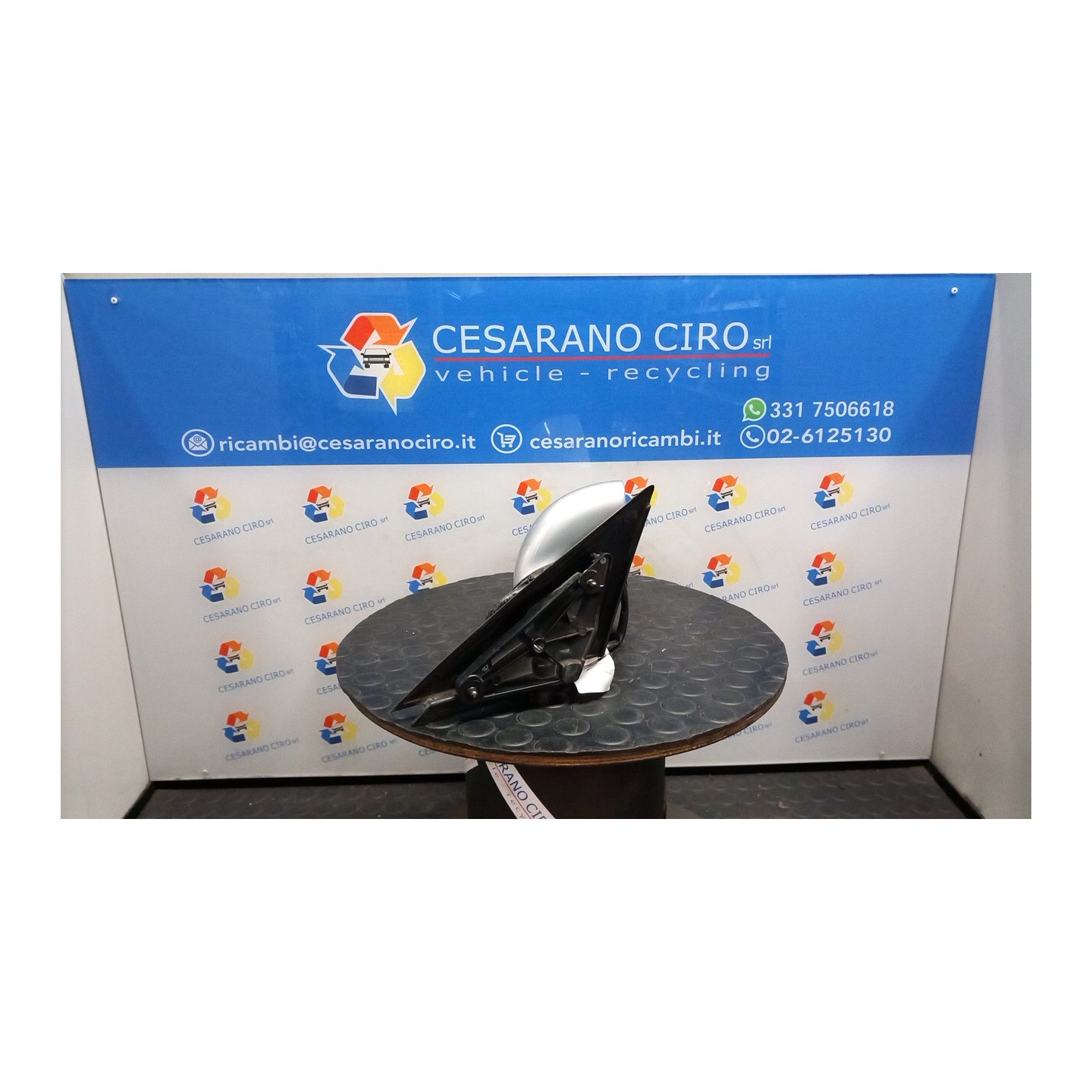 RETROVISORE EST. REGOLAZ. ELETTR. RIPIEGHEVOLE DX. 130 AUDI A3 (8P) (04/03-06/10) BLP 8P1858532L01C