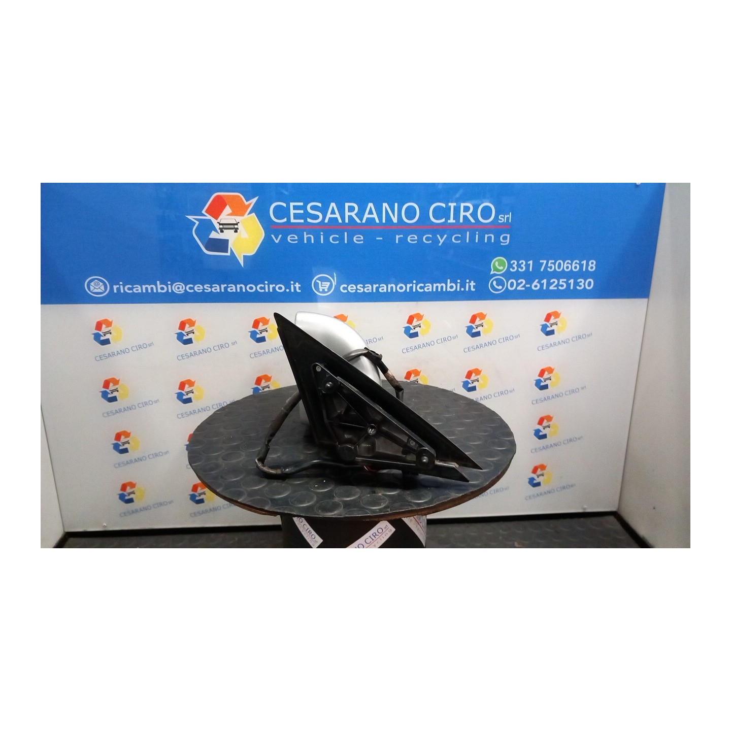 RETROVISORE EST. REGOLAZ. ELETTR. RIPIEGHEVOLE SX. 133 AUDI A3 (8P) (04/03-06/10) BLP 8P1858531L01C