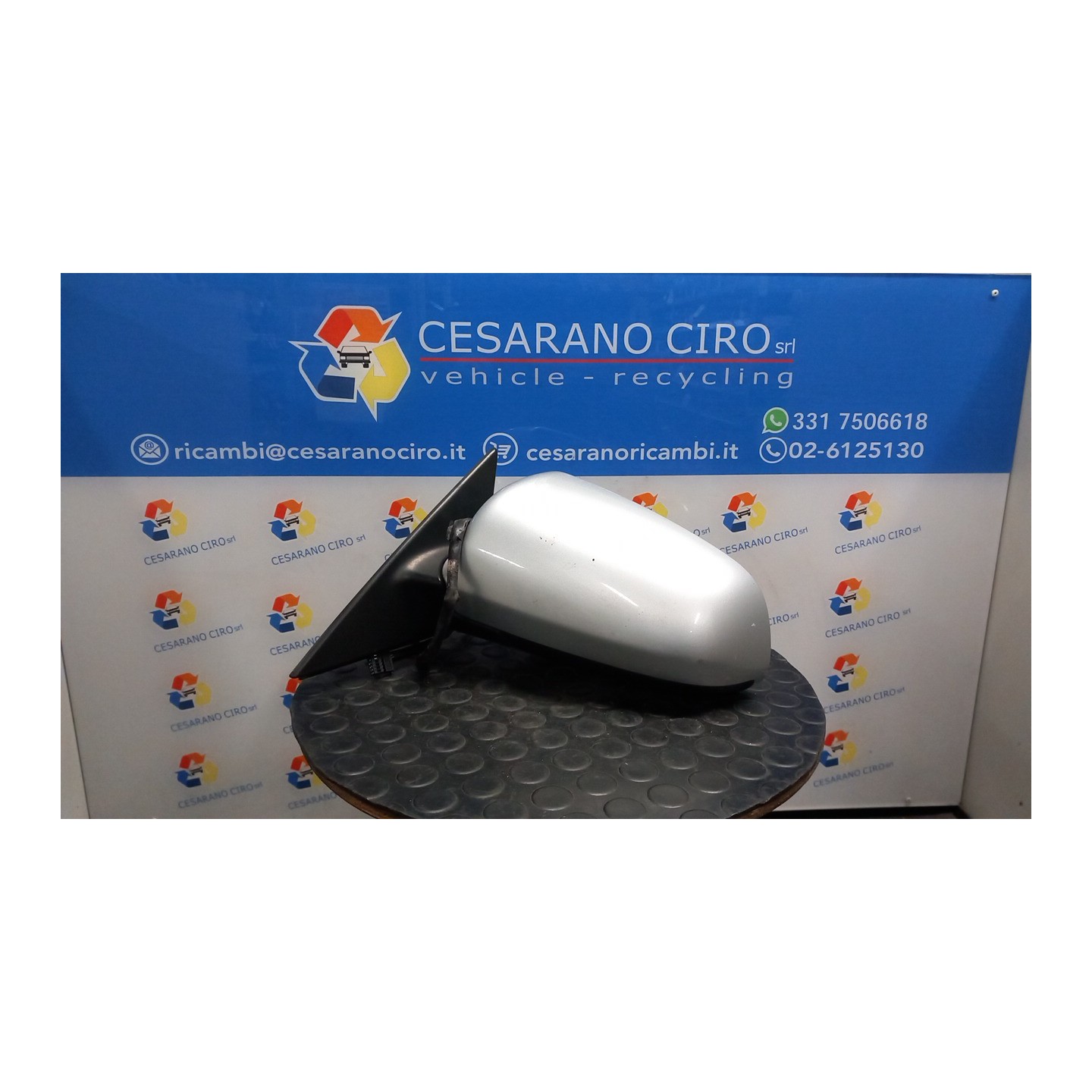 RETROVISORE EST. REGOLAZ. ELETTR. RIPIEGHEVOLE SX. 133 AUDI A3 (8P) (04/03-06/10) BLP 8P1858531L01C