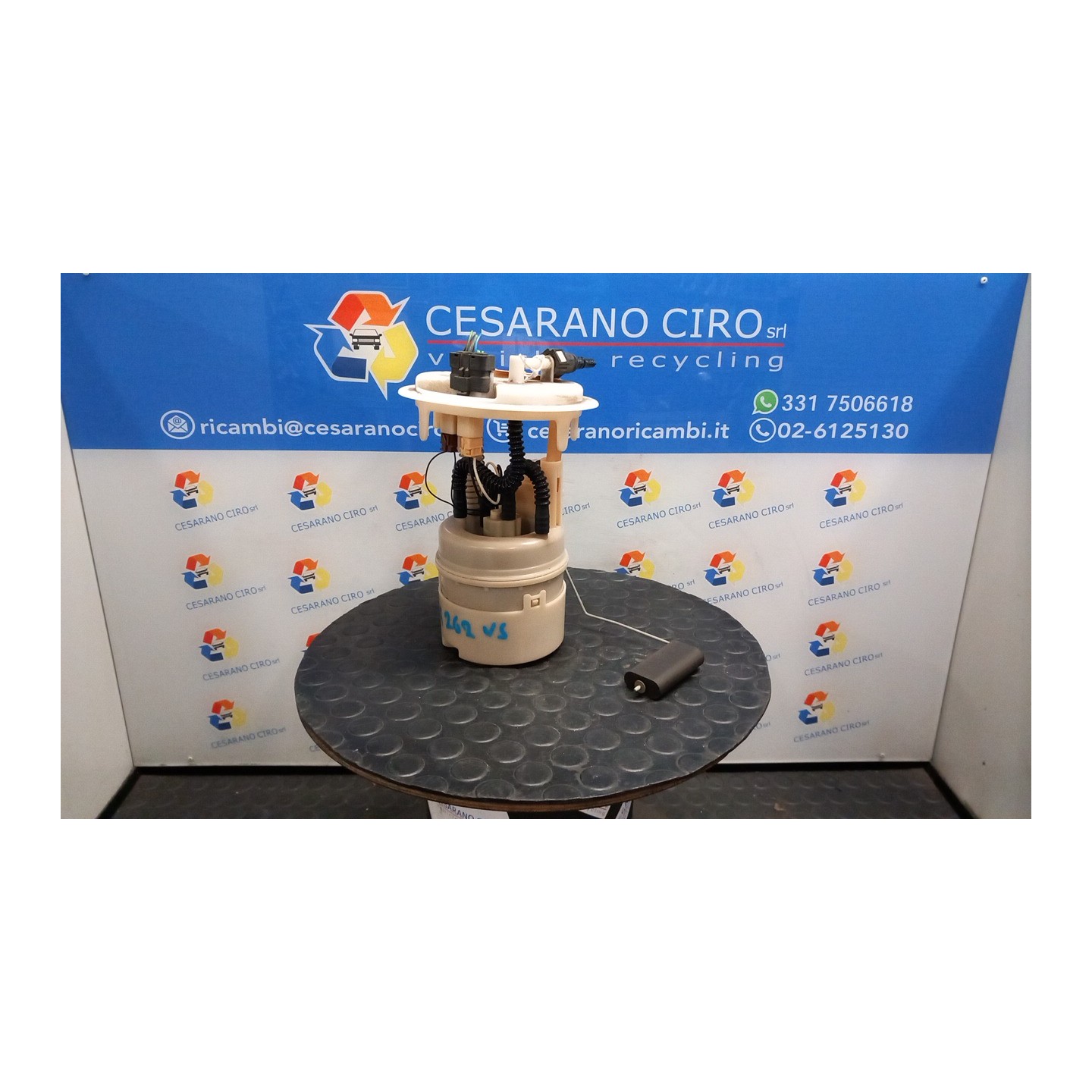 POMPA CARBURANTE C/TRASDUTTORE (GALLEGGIANTE) P/FILTRO ESTERNO 134 CITROEN C3 2A SERIE (A51) (09/09-06/13 HFV 1525RG
