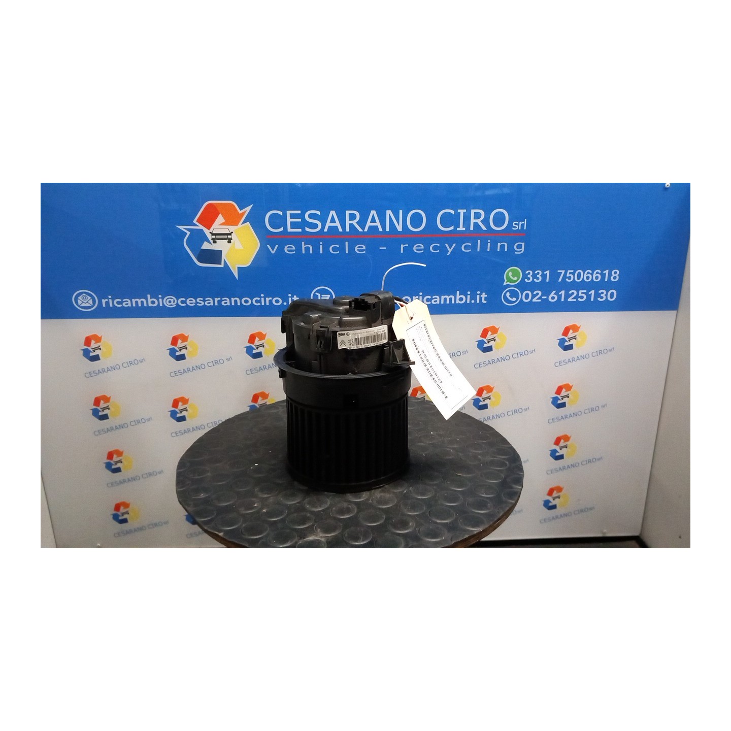 MOTORINO VENTILAZIONE ABITACOLO 168 PEUGEOT 208 (01/12-11/15) 9H06 1608182080