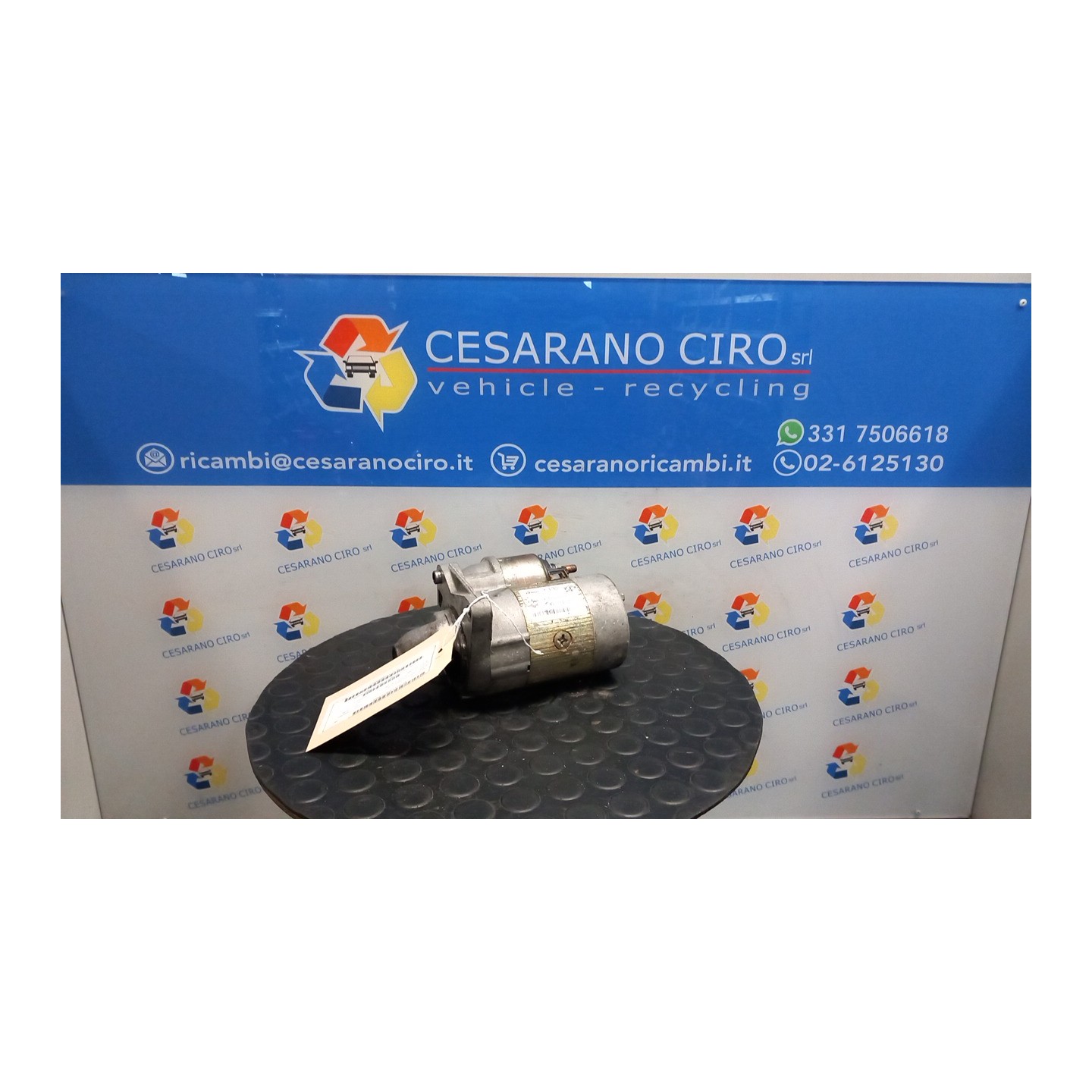 MOTORINO AVVIAMENTO DENSO,T.373928 028 FIAT PANDA (2Q) (09/03-12/10) 187A1000 55193355