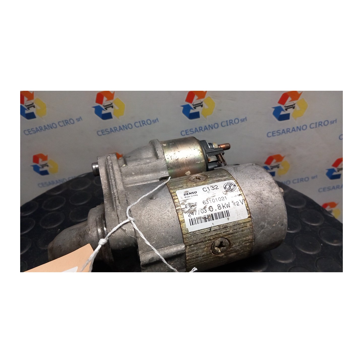 MOTORINO AVVIAMENTO DENSO,T.373928 028 FIAT PANDA (2Q) (09/03-12/10) 187A1000 55193355