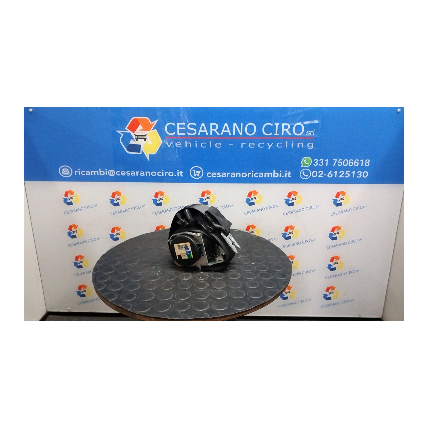 CINTURA DI SICUREZZA ANT. DX. 010 OPEL CORSA (S07) (07/06-02/11) Z14XEP 13262569