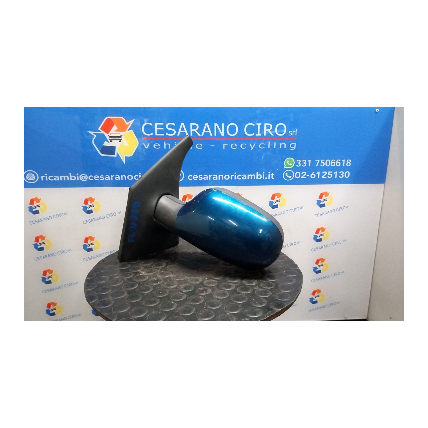 RETROVISORE EST. REGOLAZ. ELETTR. SX. 001 RENAULT MEGANE 1A SERIE (01/96-09/99) K7MA7 7700841655