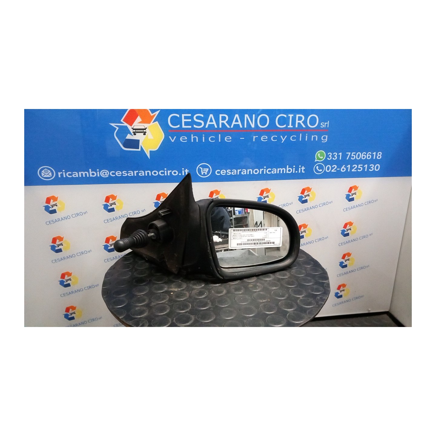 RETROVISORE EST. REGOLAZ. MANUALE DX. 013 OPEL CORSA (S93) (01/93-09/00) C14SE 90482040