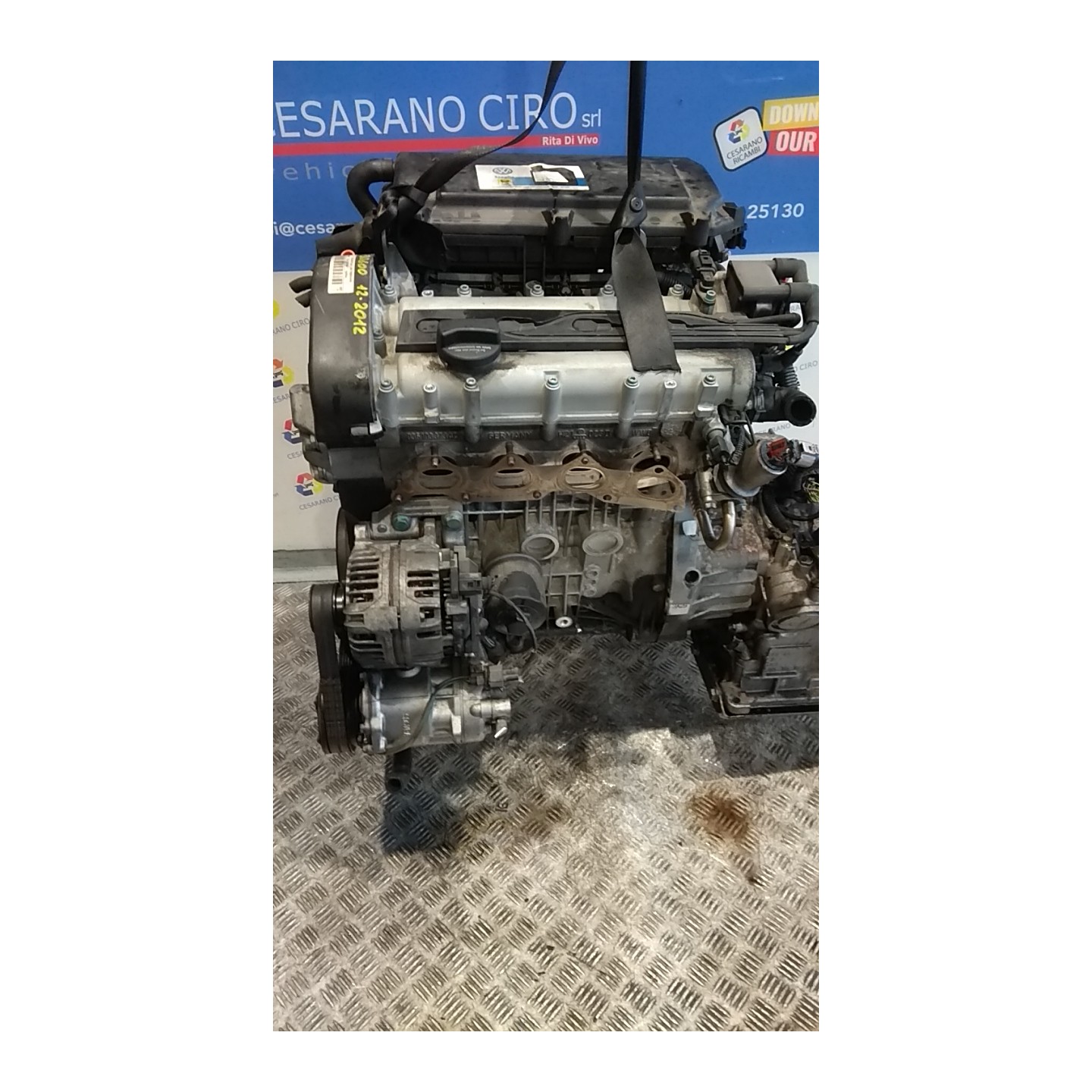 MOTORE SEMICOMPL. C/ATM ROTAZIONE 018 VOLKSWAGEN LUPO (6X) (09/98-05/05) AUA 036100104X