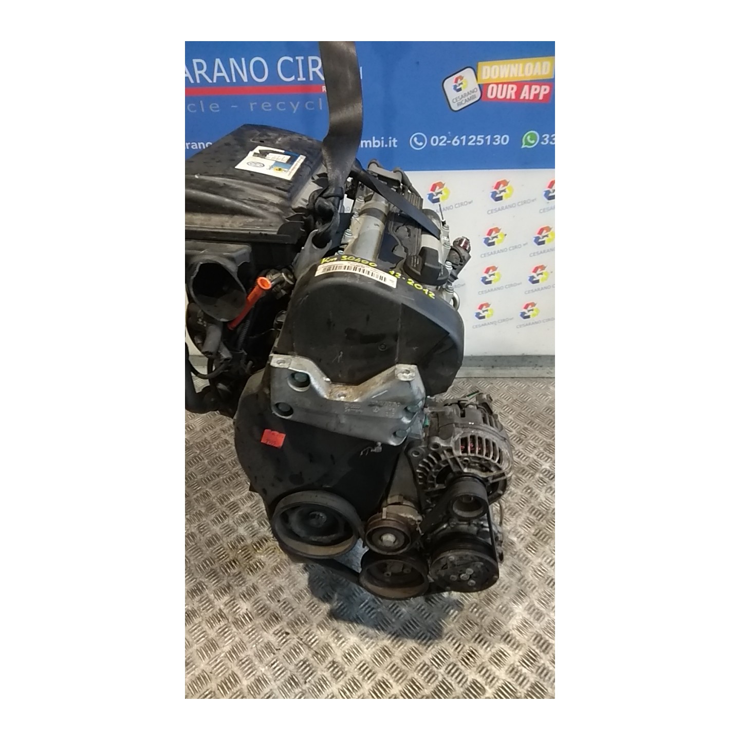 MOTORE SEMICOMPL. C/ATM ROTAZIONE 018 VOLKSWAGEN LUPO (6X) (09/98-05/05) AUA 036100104X