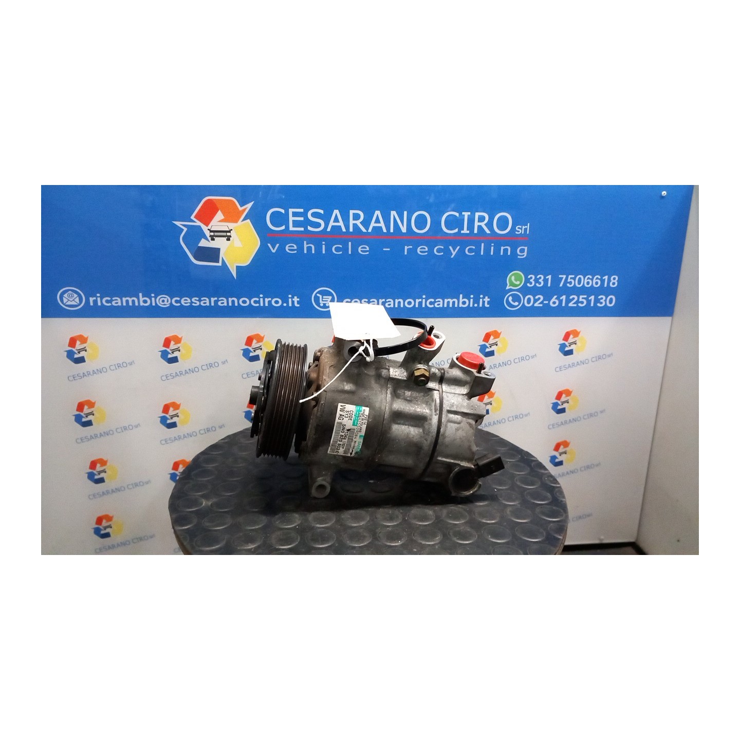 COMPRESSORE A/C SANDEN ROTAZ. 058 SKODA ROOMSTER (5J) (03/10-) CFW 5K0820803HX