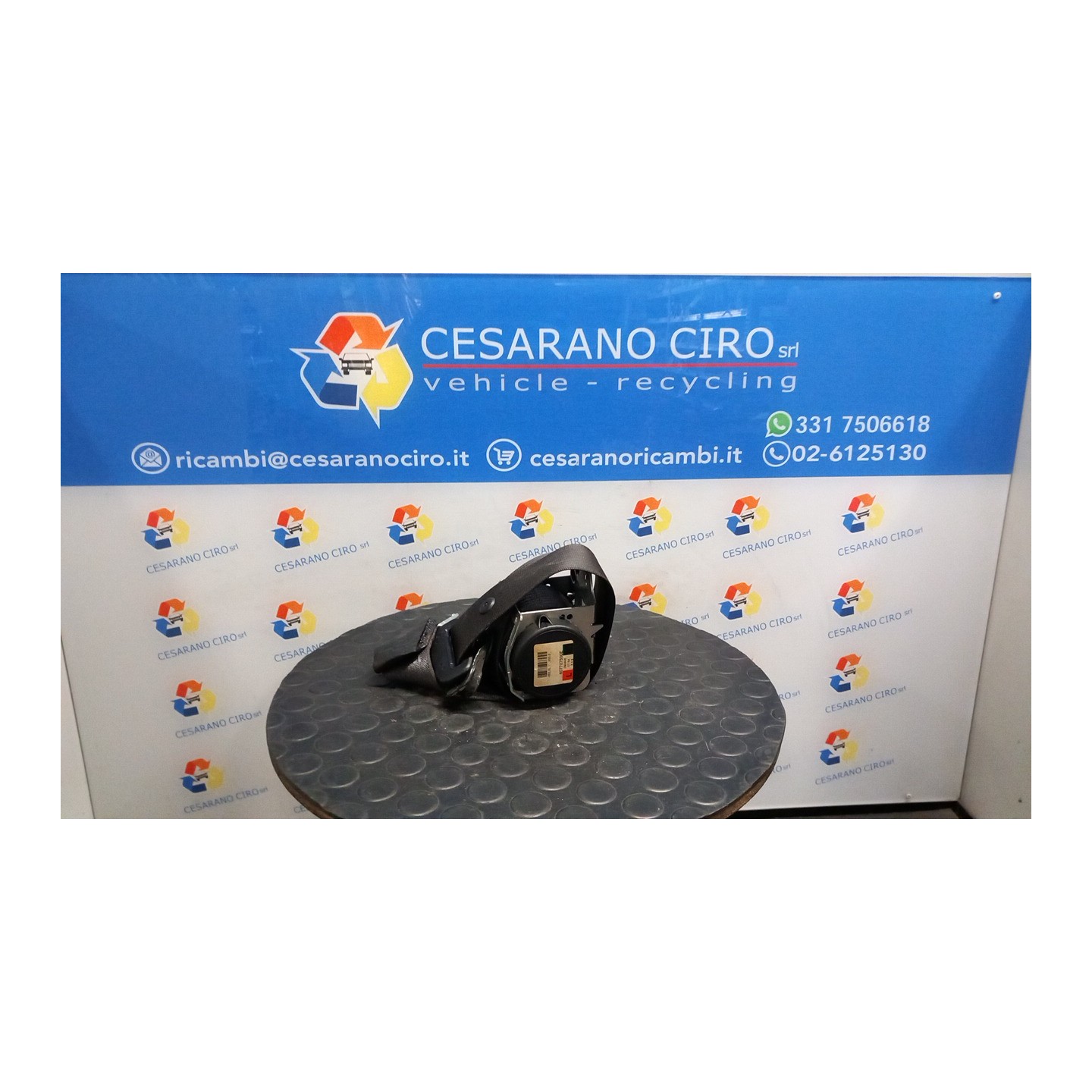 CINTURA DI SICUREZZA ANT. SX. 011 OPEL CORSA (S07) (07/06-02/11) Z14XEP 13240189