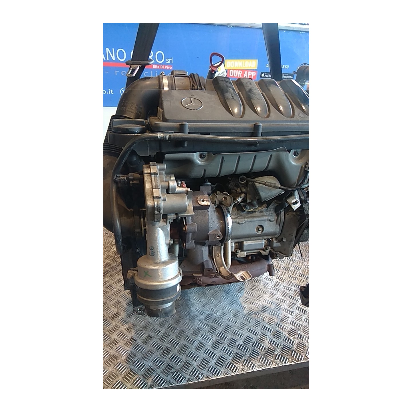 MOTORE COMPL. 061 MERCEDES-BENZ CLASSE A (W/C169) (07/04-04/13 640942 A6400105400