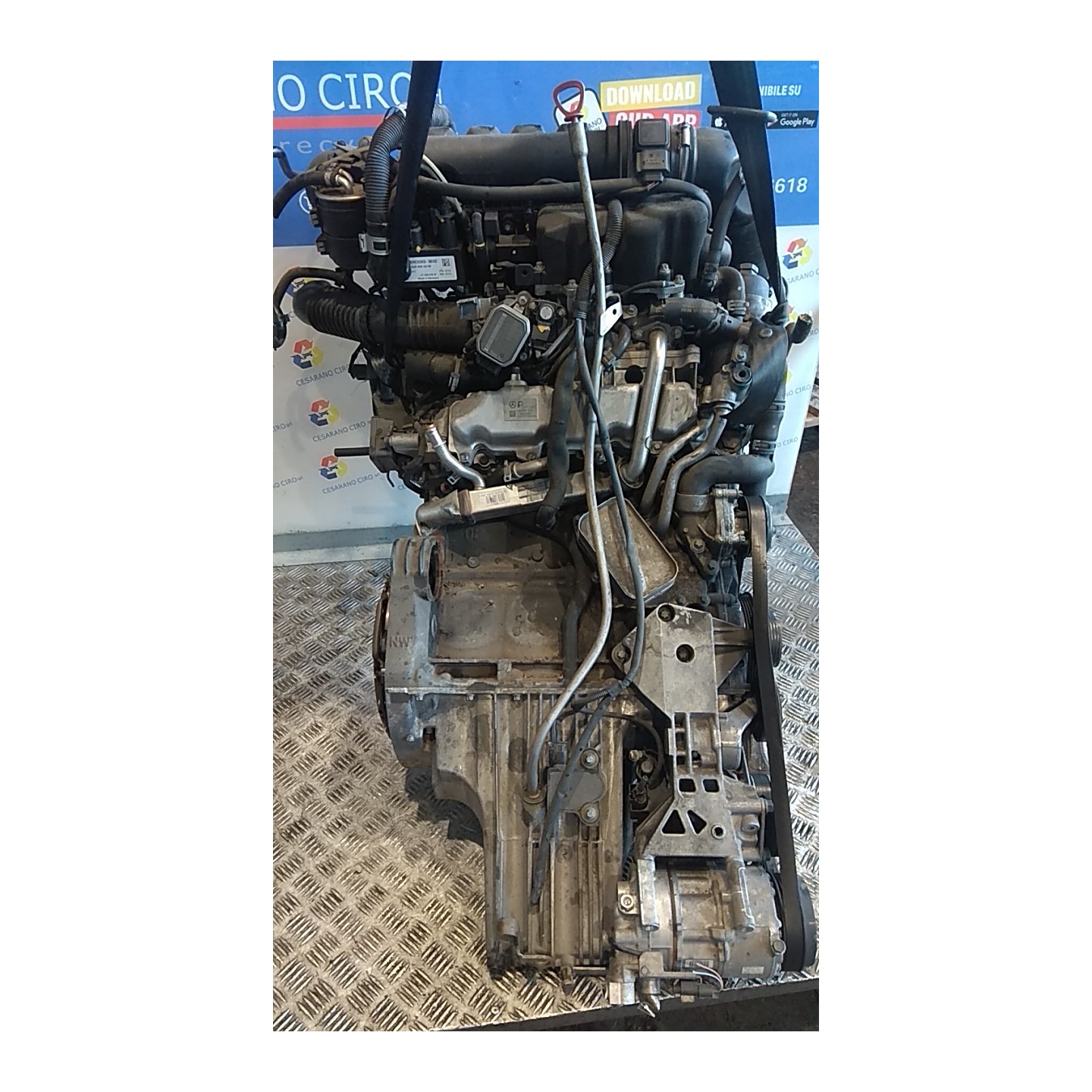 MOTORE COMPL. 061 MERCEDES-BENZ CLASSE A (W/C169) (07/04-04/13 640942 A6400105400