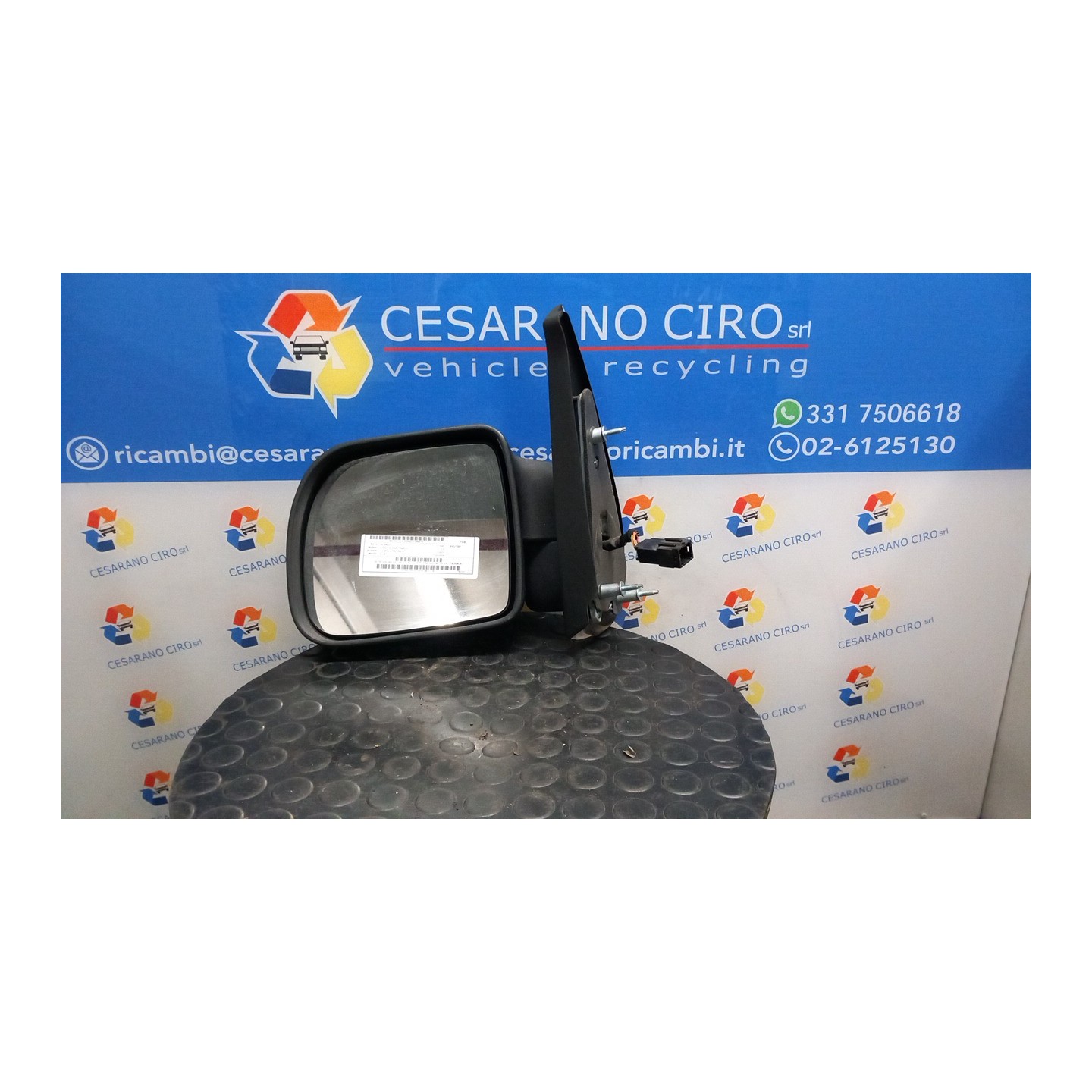 RETROVISORE EST. REGOLAZ. ELETTR. DIMENSIONE 125 SX. 016 RENAULT KANGOO (08/97-04/03) K7JA7 7700354638