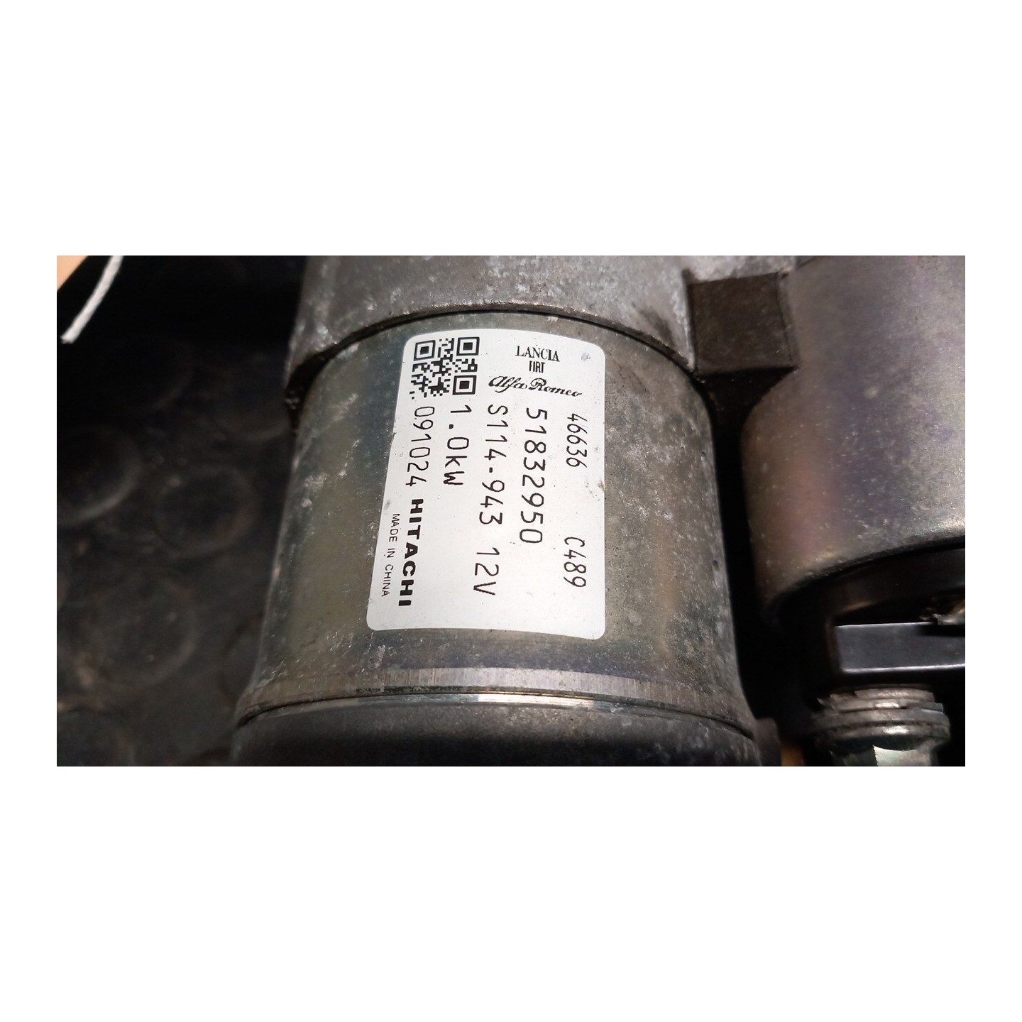 MOTORINO AVVIAMENTO HITACHI 006 LANCIA DELTA (TH) (06/08-03/11) 198A4000 51890631