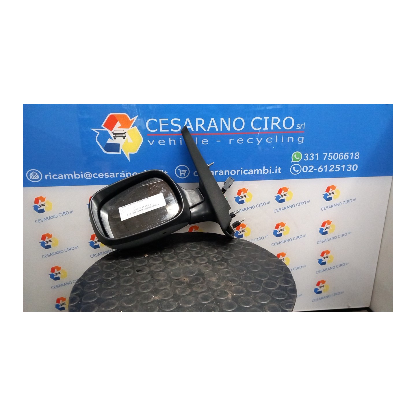 RETROVISORE EST. REGOLAZ. ELETTR. SX. 067 RENAULT KANGOO (04/03-03/09) K9KA7 963021115R