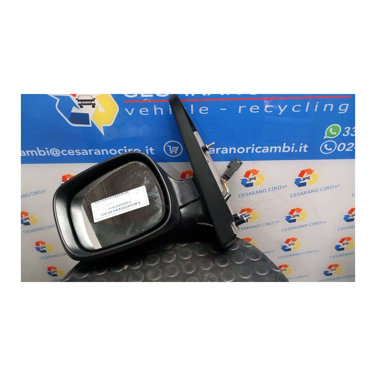 RETROVISORE EST. REGOLAZ. ELETTR. SX. 067 RENAULT KANGOO (04/03-03/09) K9KA7 963021115R