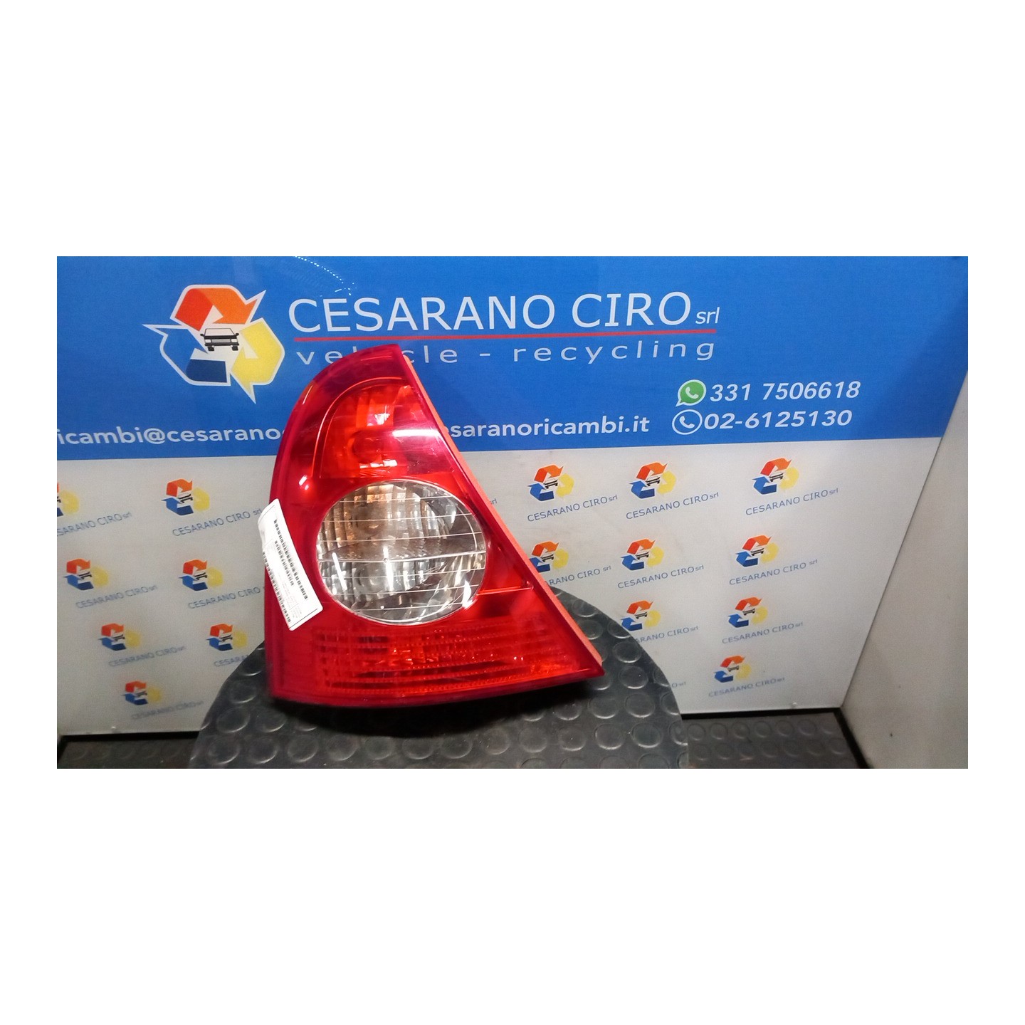 FANALE POST. SX. 076 RENAULT CLIO 2A SERIE (05/01-11/10) D7FG7 8200917488