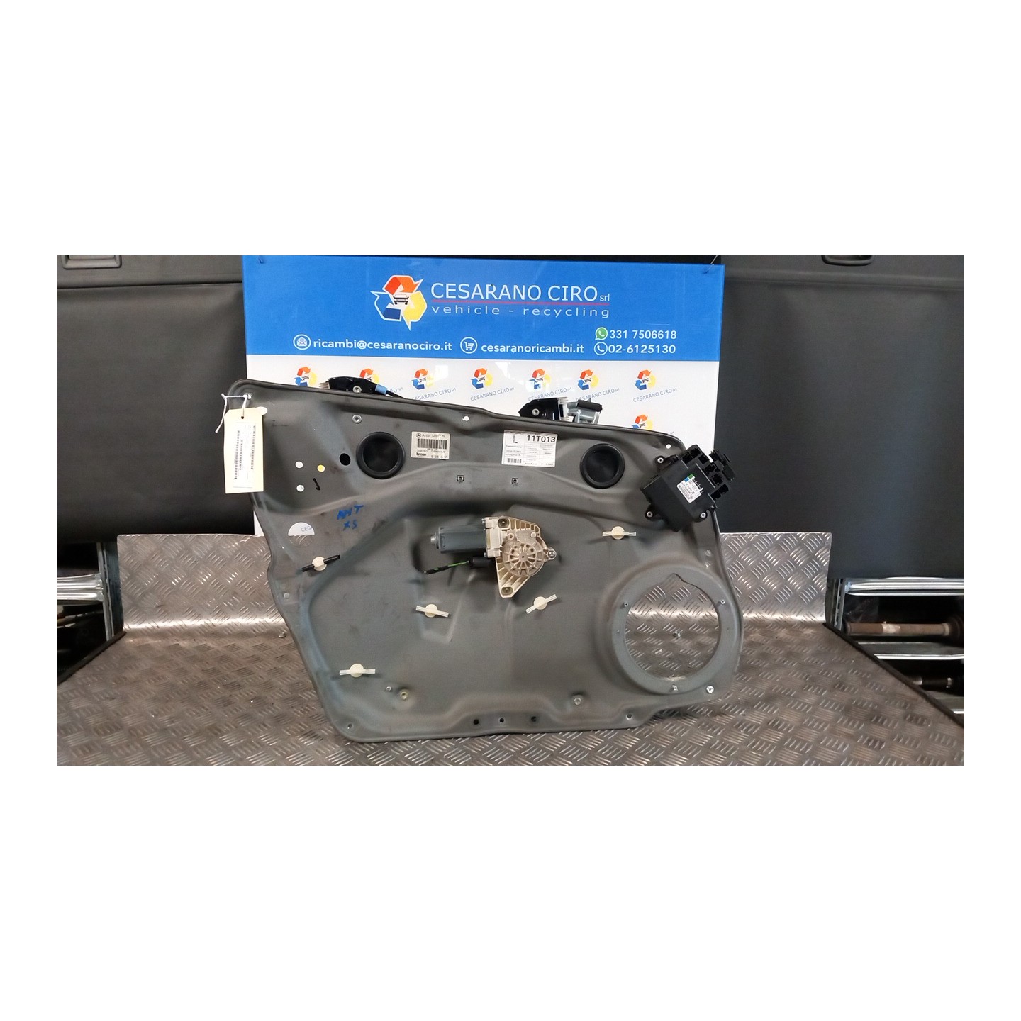 ALZACRISTALLO ELETTR. PORTA ANT. 09-01- SX. 002 MERCEDES-BENZ CLASSE A (W168) (03/01-06/04) 668940 A1687201946