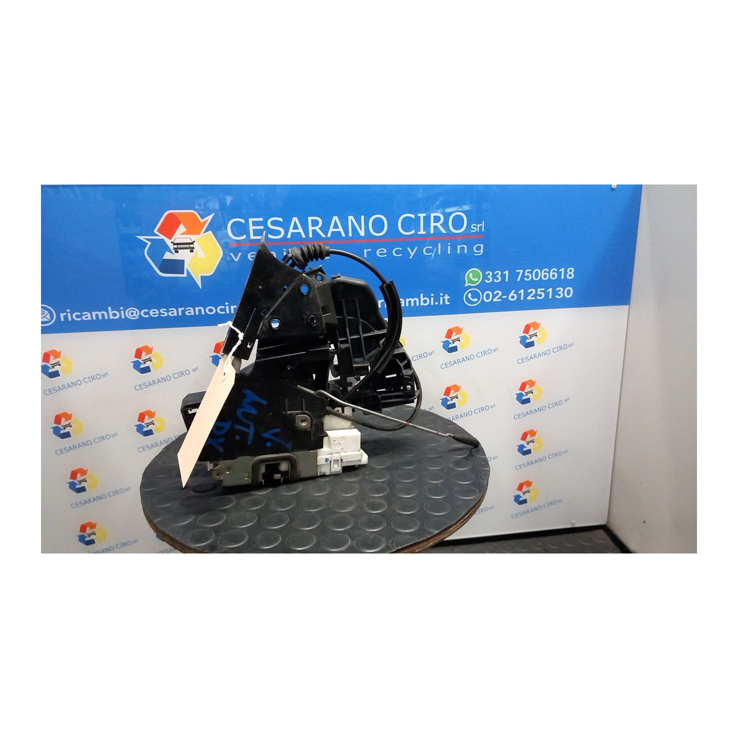 SERRATURA PORTA ANT. DX. 010 MERCEDES-BENZ CLASSE A (W168) (03/01-06/04) 668940 A1687202235