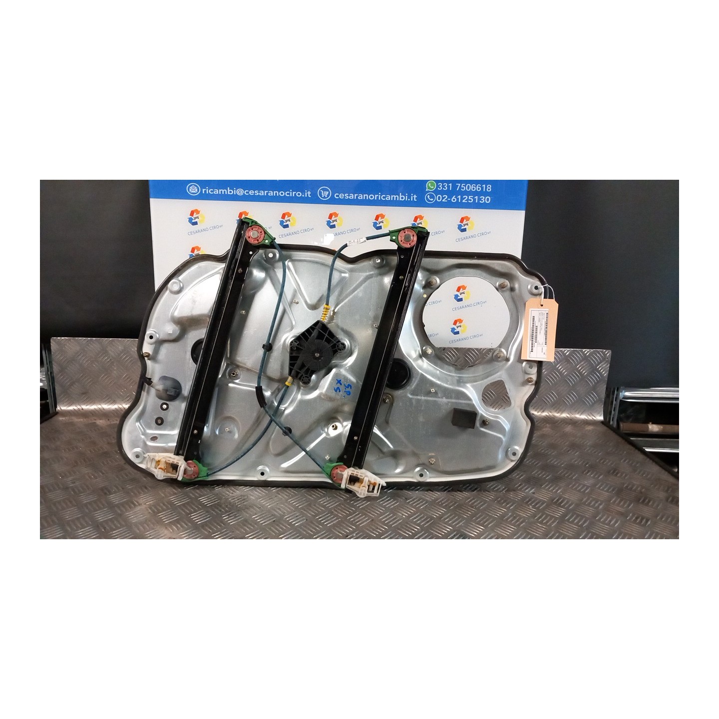 ALZACRISTALLO ELETTR. PORTA ANT. SX. 017 FIAT STILO (2C) (09/01-11/03) 182B6000 46831655