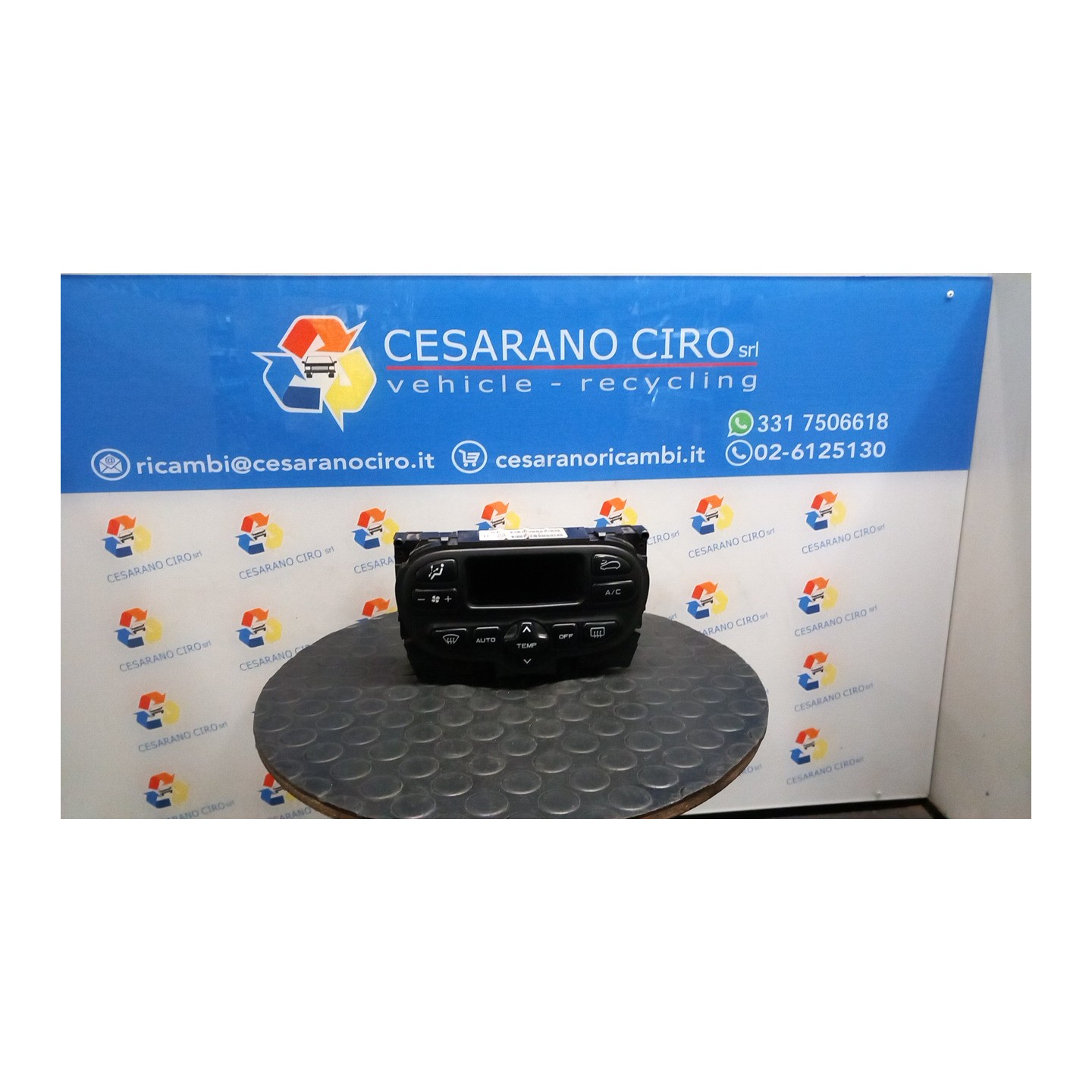 BLOCCO COMANDO CLIMATIZZAZIONE 034 PEUGEOT 307 (04/01-12/06) NFU 6451JP