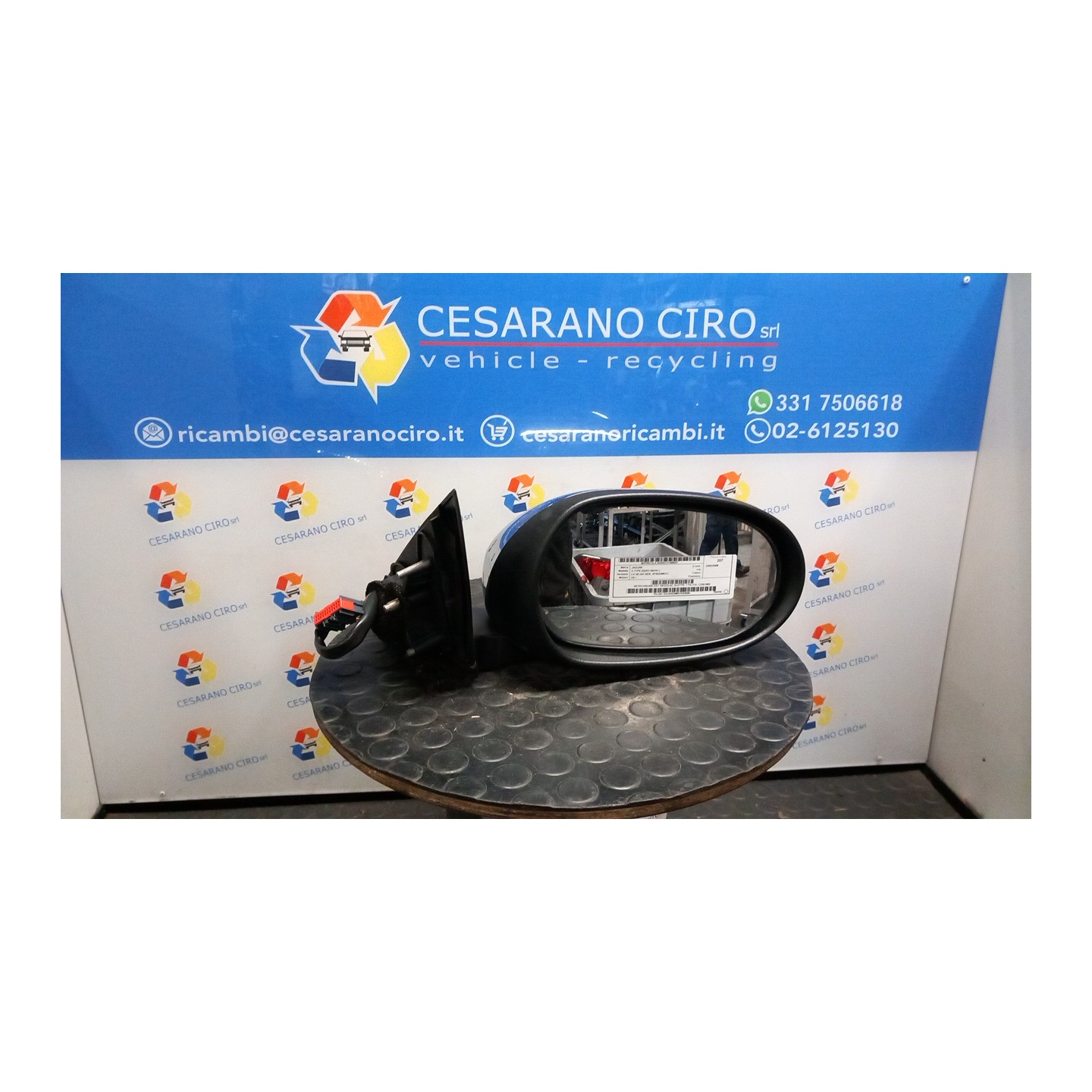 RETROVISORE EST. REGOLAZ. ELETTR. 7 FILI DX. 037 JAGUAR X-TYPE (02/01-05/10) XB C2S51663