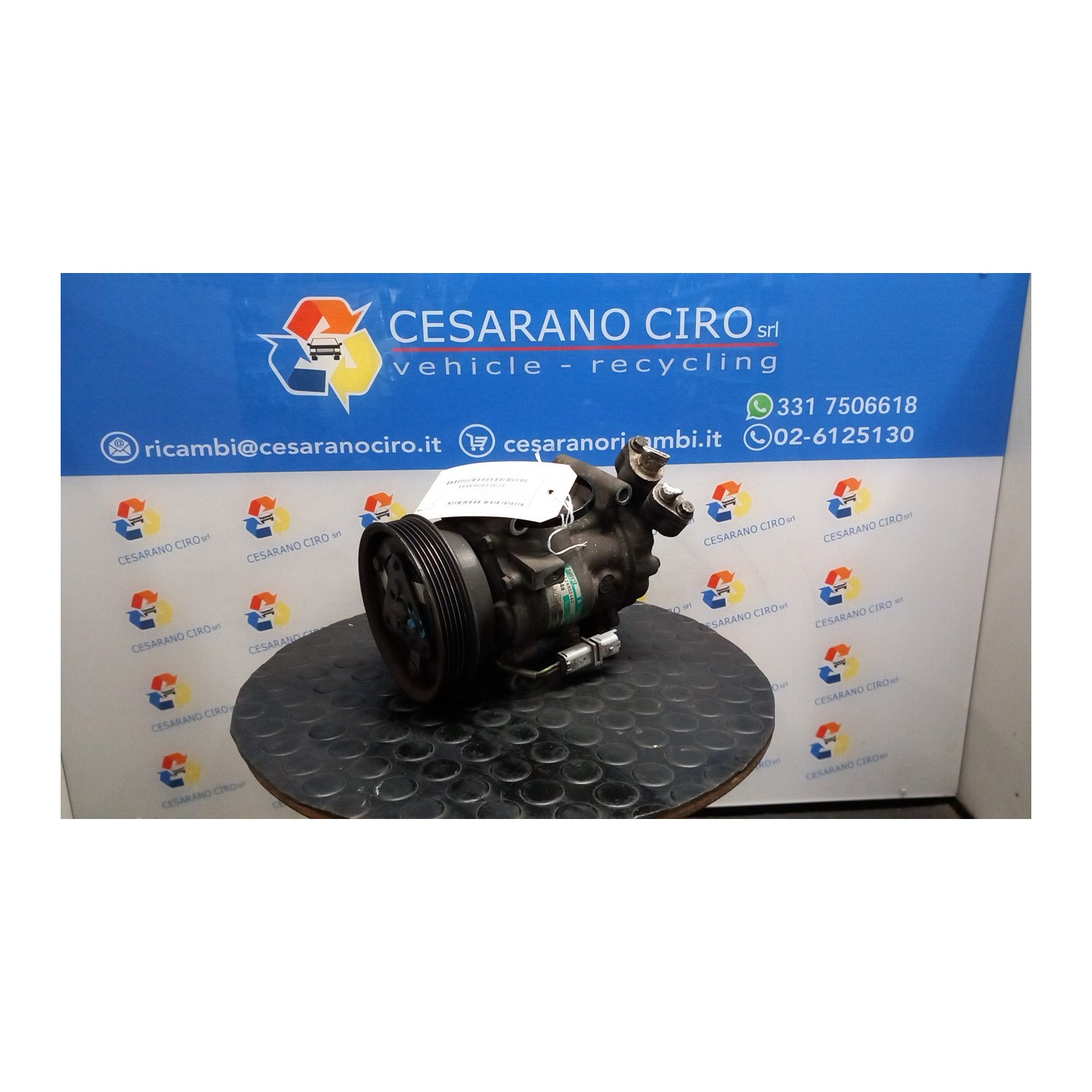 COMPRESSORE A/C 138 NISSAN MICRA (K12E) (11/02-05/06) K9K 92600BN700