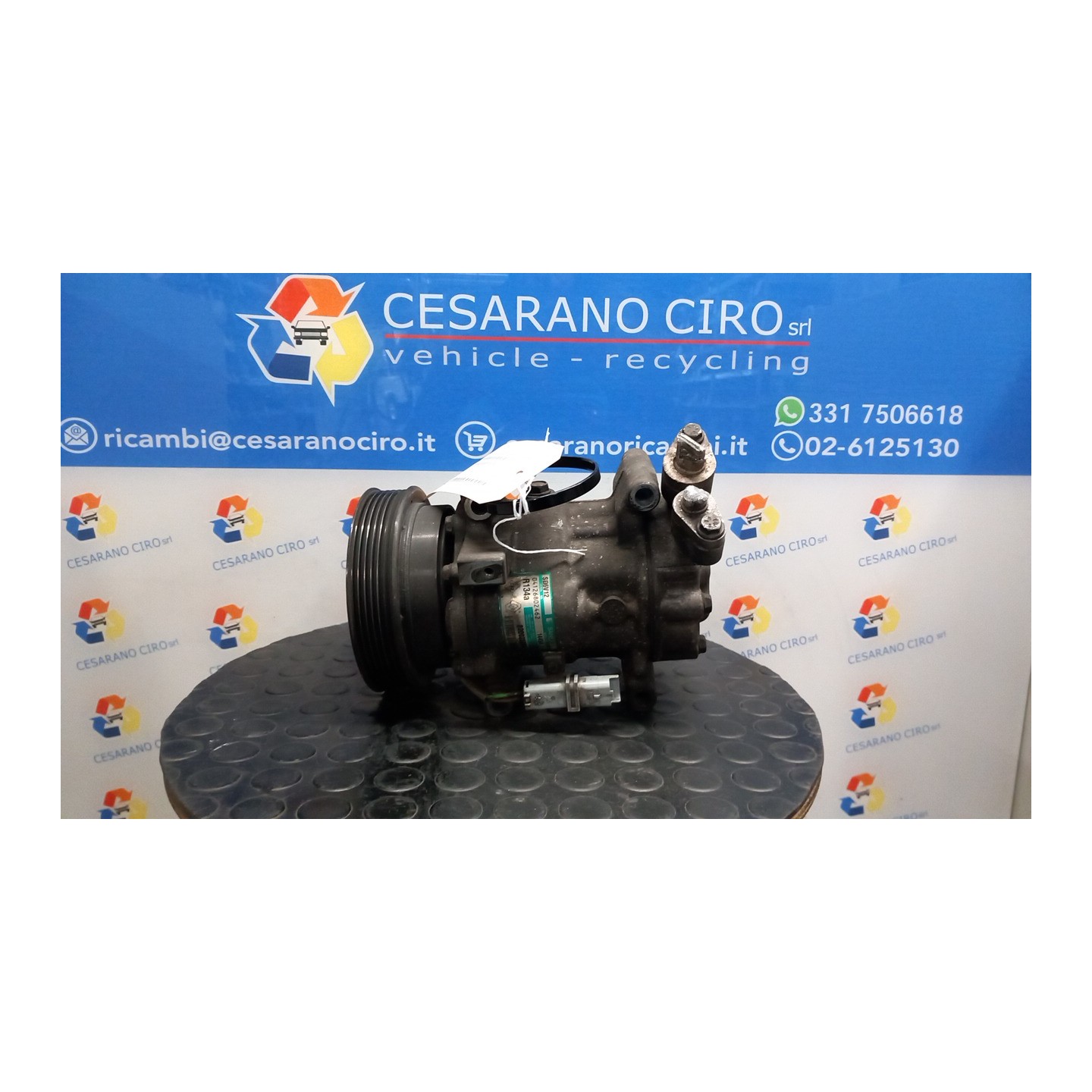 COMPRESSORE A/C 138 NISSAN MICRA (K12E) (11/02-05/06) K9K 92600BN700