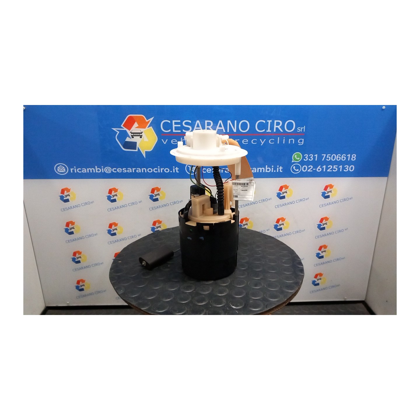 POMPA CARBURANTE C/TRASDUTTORE (GALLEGGIANTE) 005 FIAT PUNTO (2U) (07/03-01/07) 188A4000 51709816