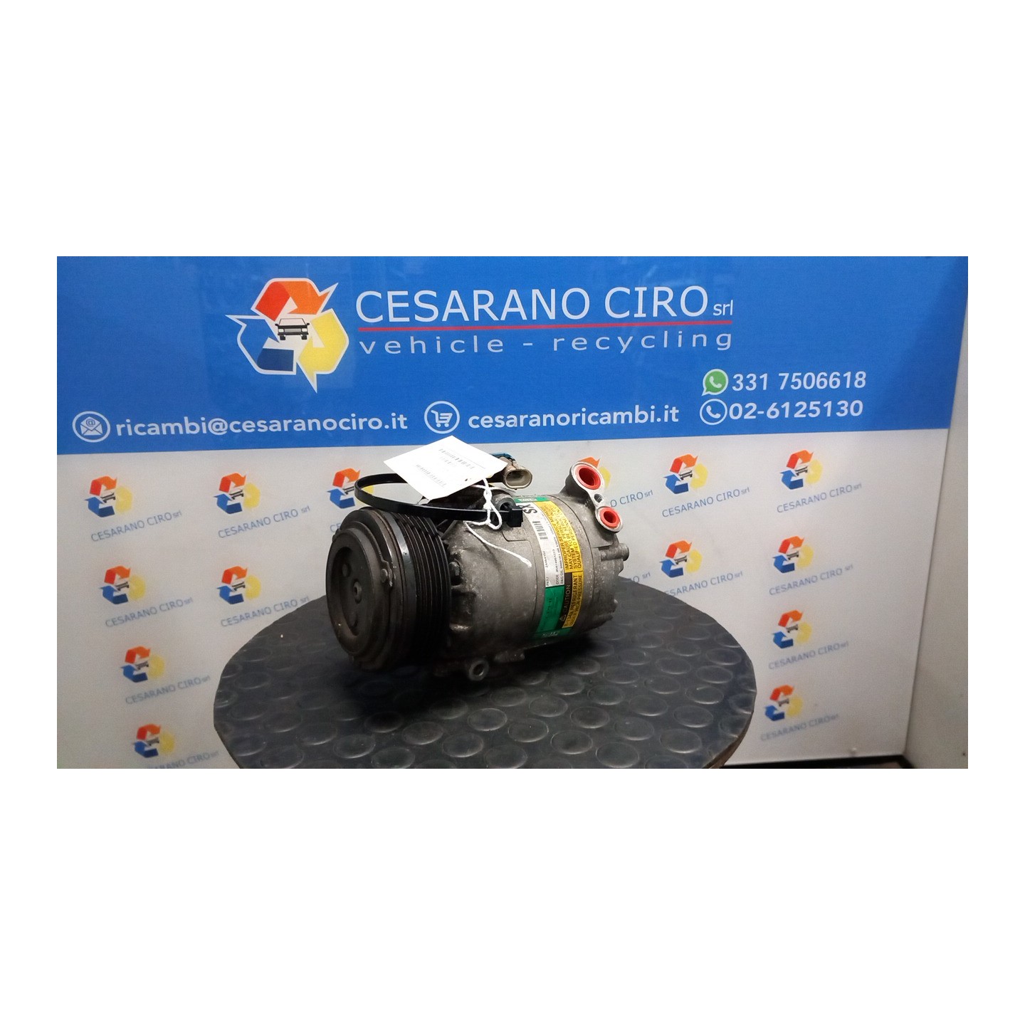 COMPRESSORE A/C 017 OPEL ZAFIRA (T98) (03/99-12/05) Y20DTH 24430319