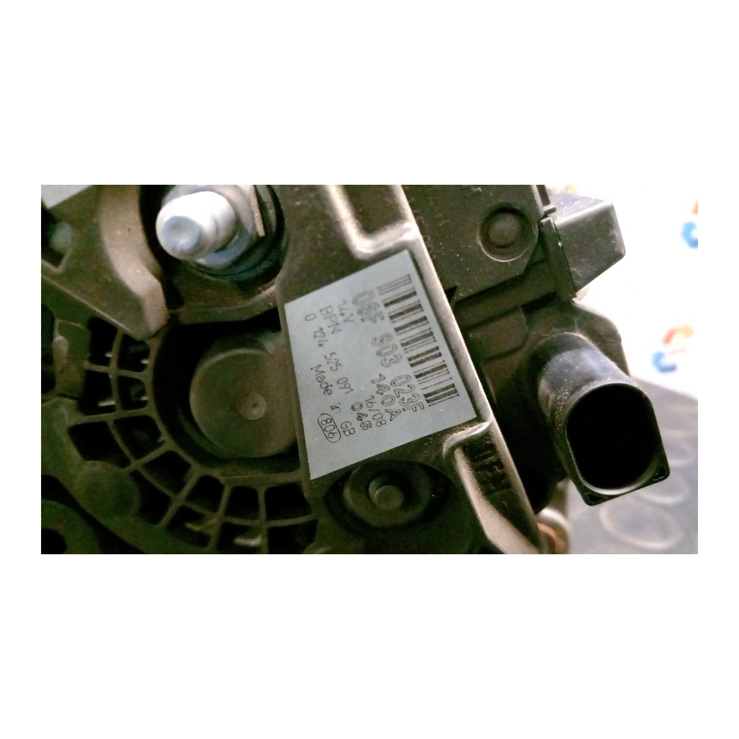 ALTERNATORE 140AMP BOSCH 019 SKODA OCTAVIA (1Z) (08/04-01/09) BSE 06F903023F