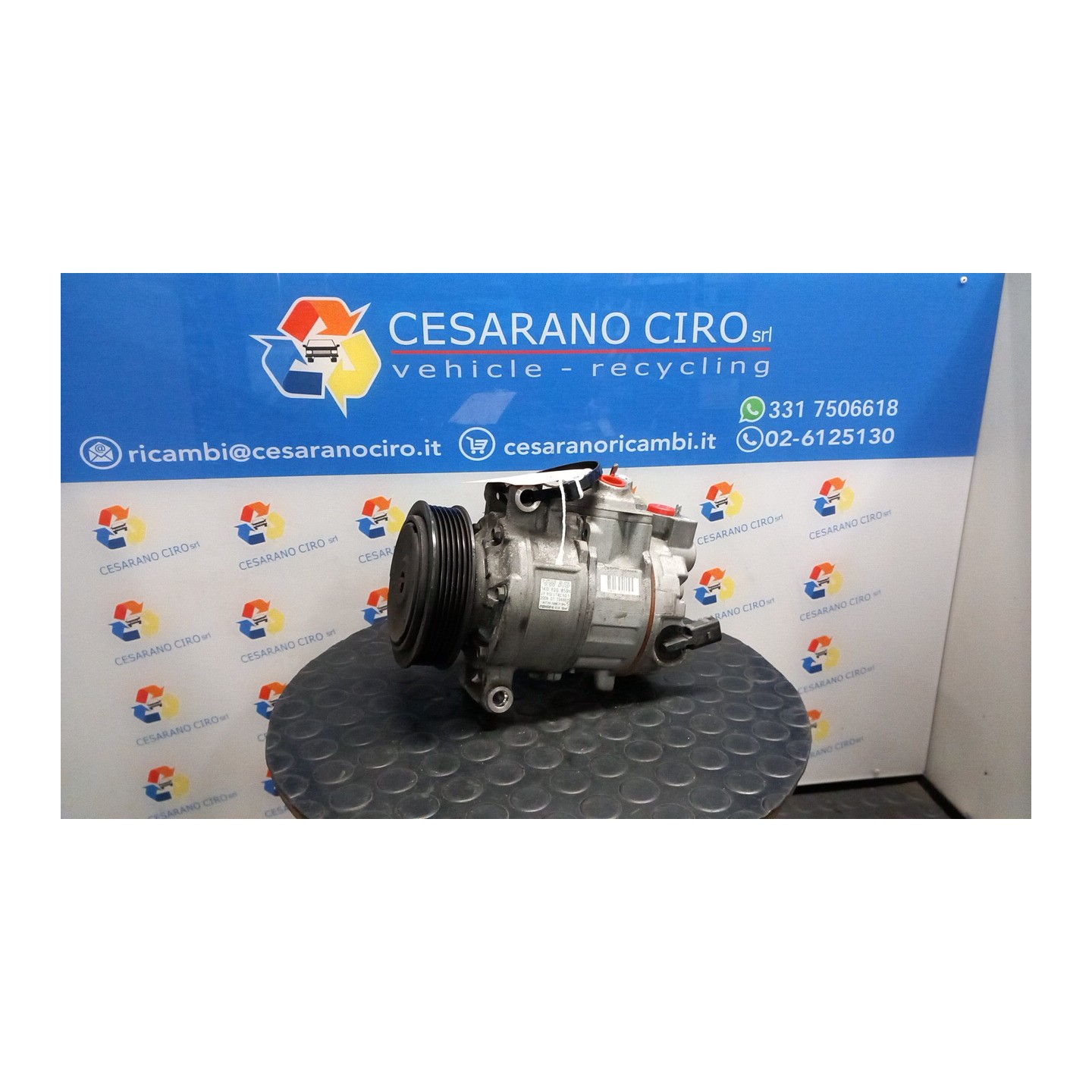 COMPRESSORE A/C 021 SKODA OCTAVIA (1Z) (08/04-01/09) BSE 1K0820859S