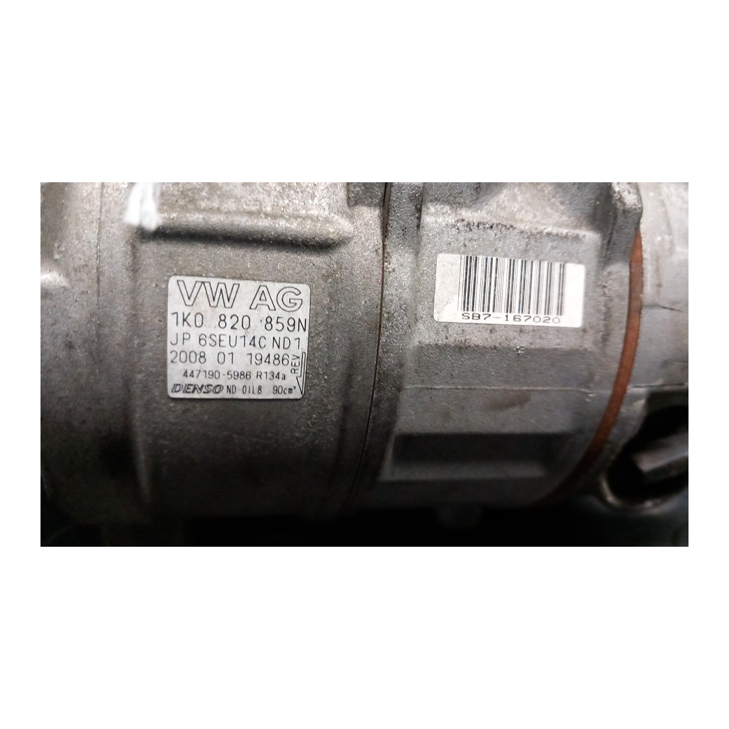COMPRESSORE A/C 021 SKODA OCTAVIA (1Z) (08/04-01/09) BSE 1K0820859S
