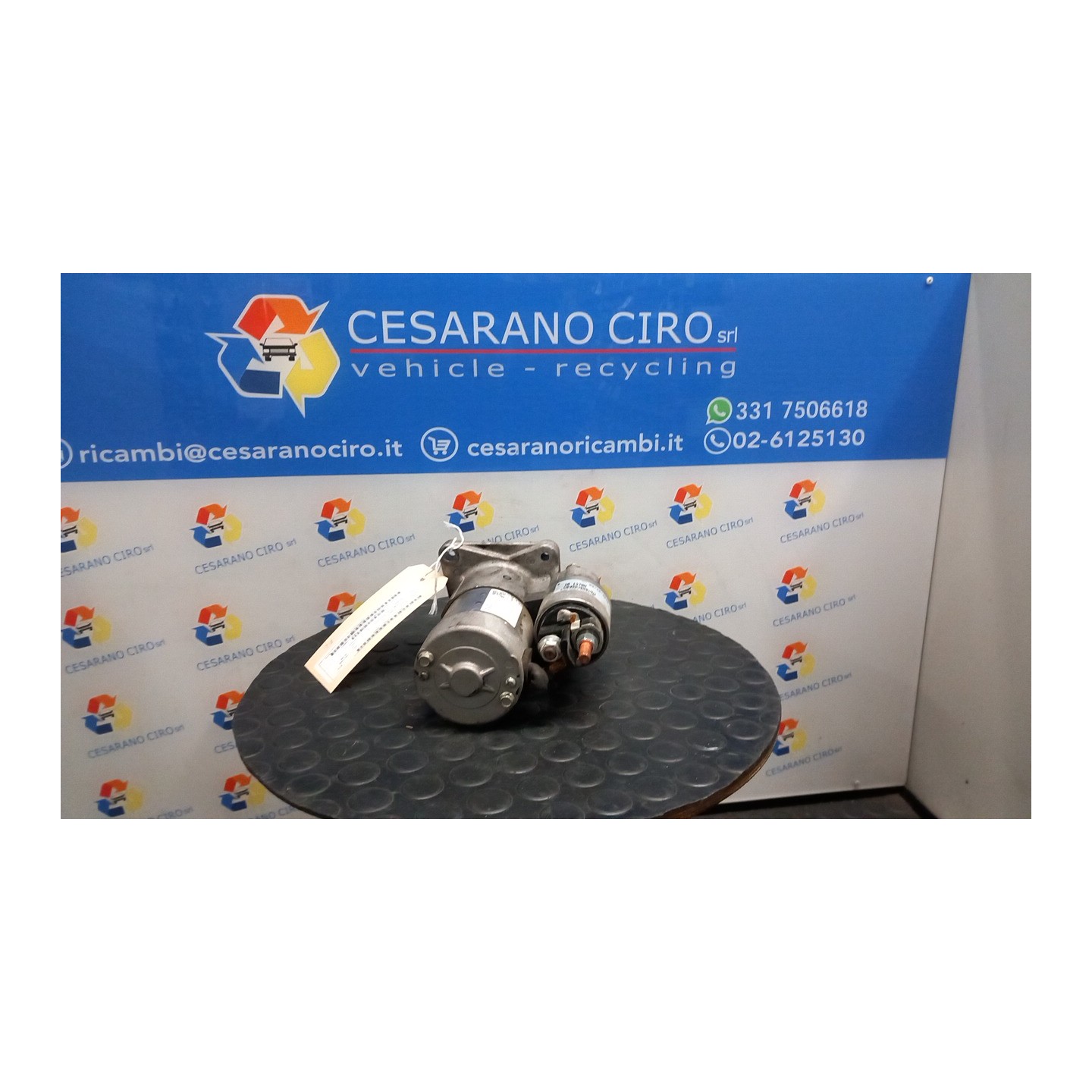 MOTORINO AVVIAMENTO BOSCH,T.373928- 026 FIAT PANDA (2Q) (09/03-12/10) 188A4000 51890631
