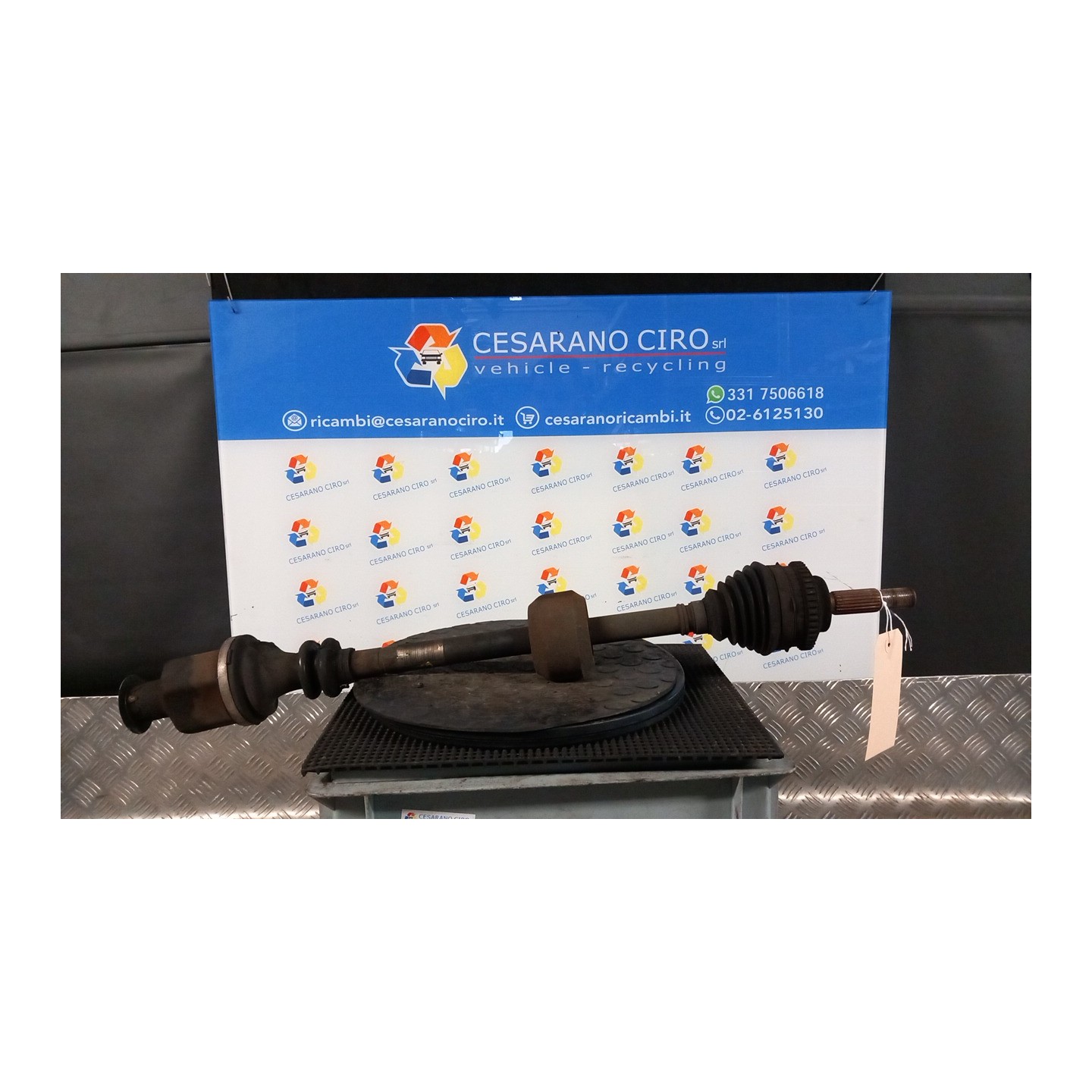 SEMIALBERO ANT. COMPL. DX. 052 RENAULT CLIO 2A SERIE (05/01-11/10) D4FG7 8200624049