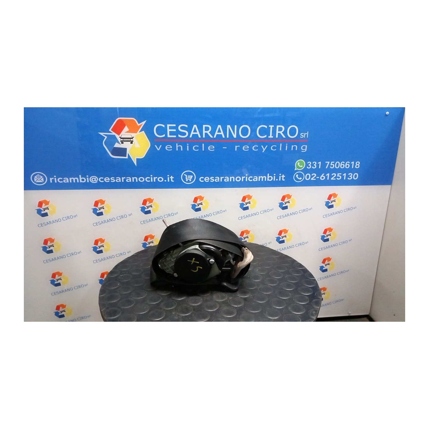 CINTURA DI SICUREZZA ANT. SX. 085 PEUGEOT 207 (04/06-06/09) 8FS 8975AY