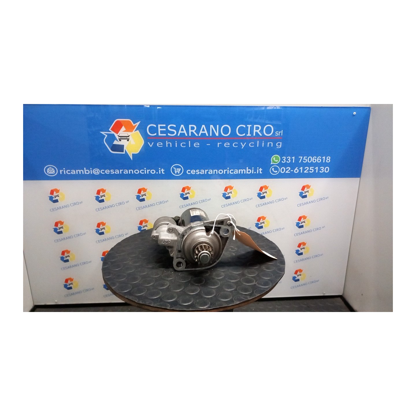 MOTORINO AVVIAMENTO BOSCH 2.2KW 007 AUDI A1 (8X) (05/10-03/19) CAY 02Z911024H