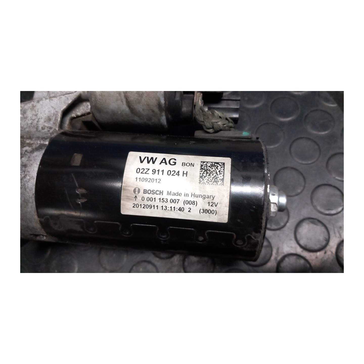 MOTORINO AVVIAMENTO BOSCH 2.2KW 007 AUDI A1 (8X) (05/10-03/19) CAY 02Z911024H
