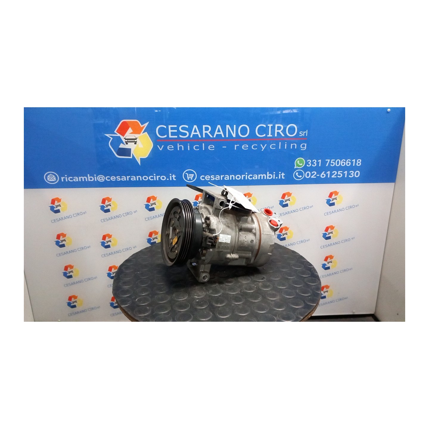 COMPRESSORE A/C 012 FIAT STILO (2C) (09/01-11/03) 182B6000 46809223