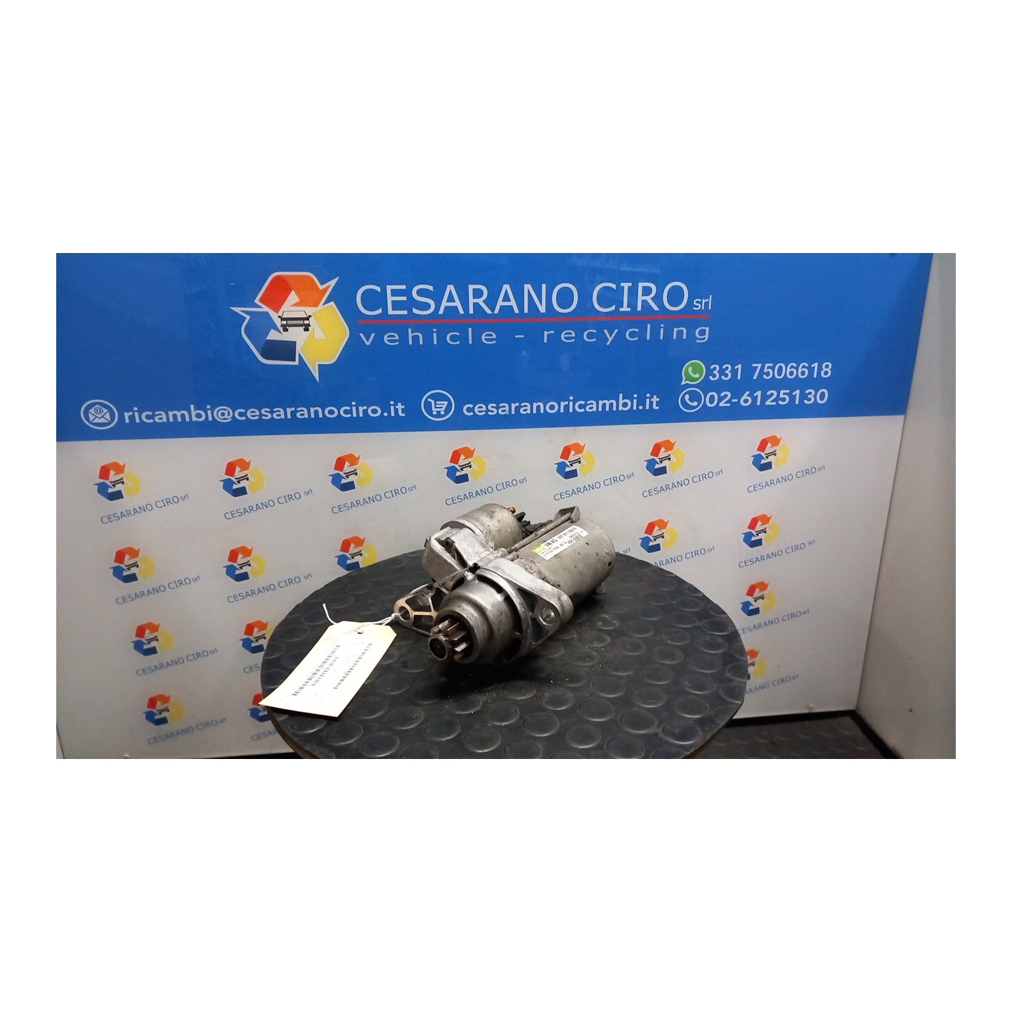 MOTORINO AVVIAMENTO 1.0KW 019 VOLKSWAGEN POLO (9N) (04/05-) BUD 02T911024N