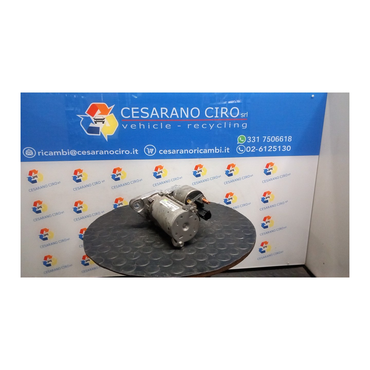 MOTORINO AVVIAMENTO 1.0KW 019 VOLKSWAGEN POLO (9N) (04/05-) BUD 02T911024N