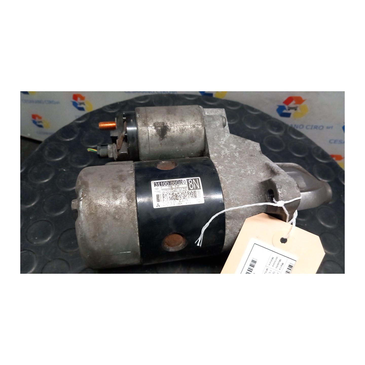 MOTORINO AVVIAMENTO 1,2KW BAT 60AH 021 FIAT SEDICI (3B) (02/06-11/11) M16A 71750026