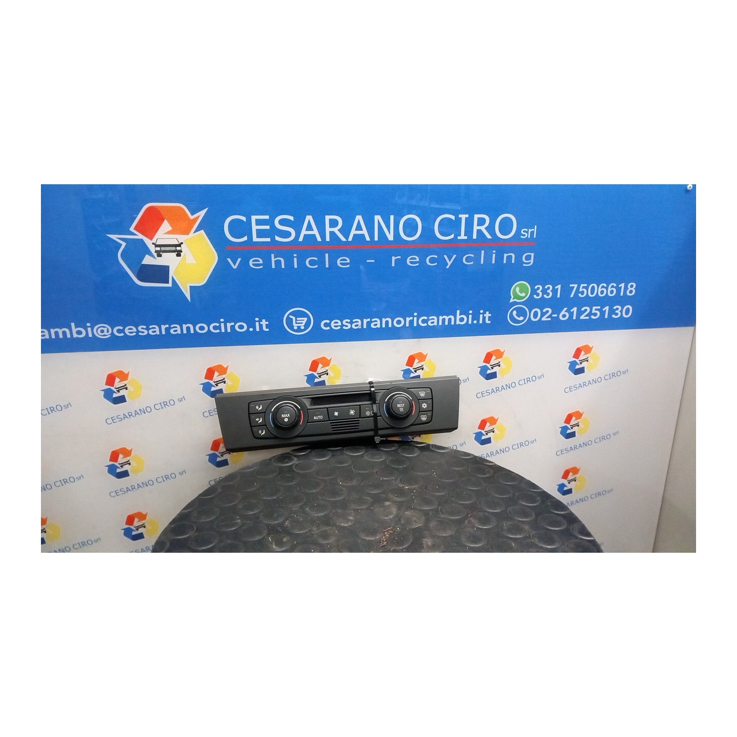 BLOCCO COMANDO CLIMATIZZAZIONE 046 BMW SERIE 3 (E90/E91) (02/05-12/11 204D4 64119190922