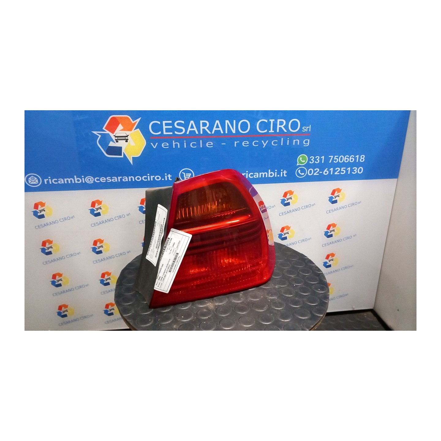FANALE POST. PARTE EST. DX. 048 BMW SERIE 3 (E90/E91) (02/05-12/11 204D4 63216937458
