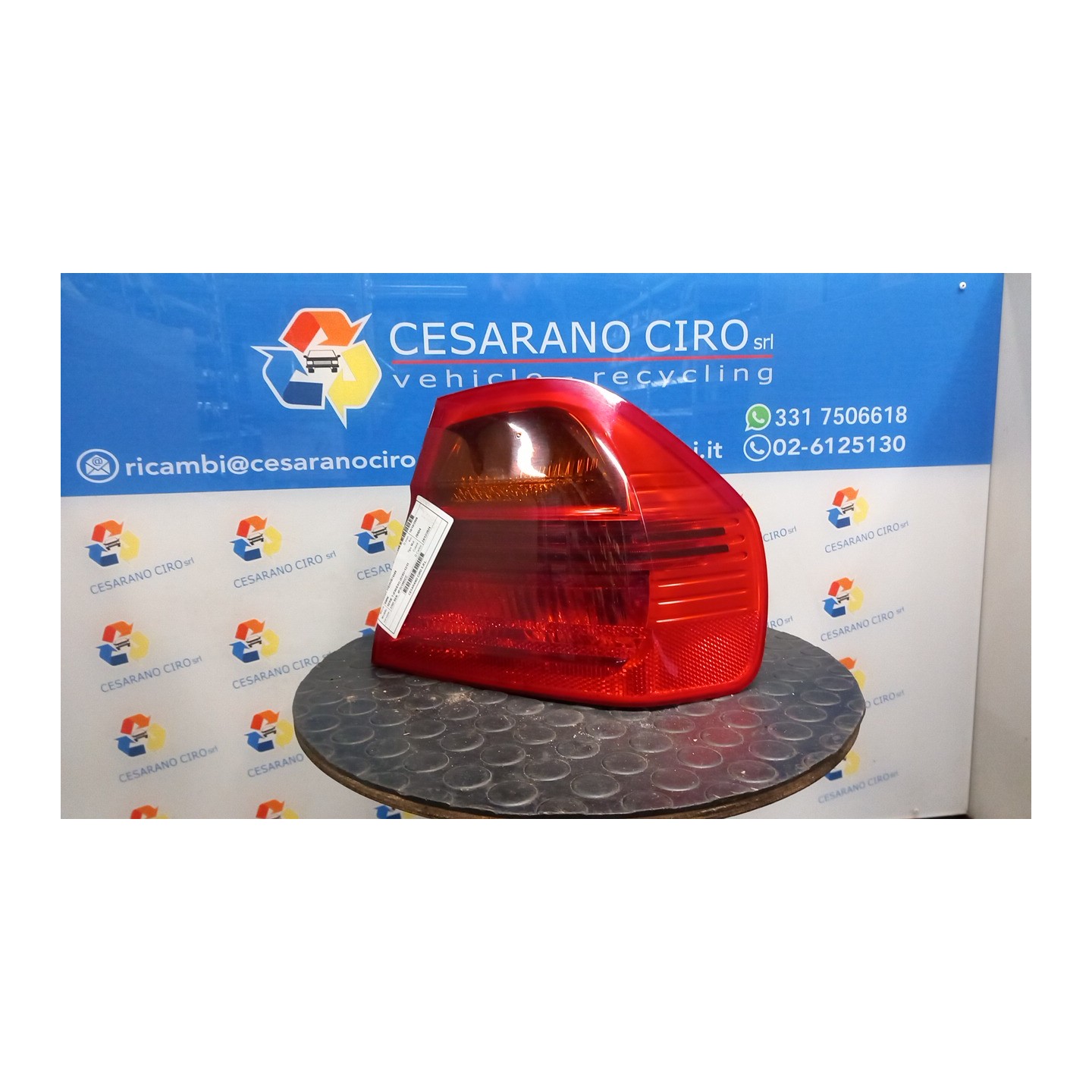 FANALE POST. PARTE EST. DX. 048 BMW SERIE 3 (E90/E91) (02/05-12/11 204D4 63216937458