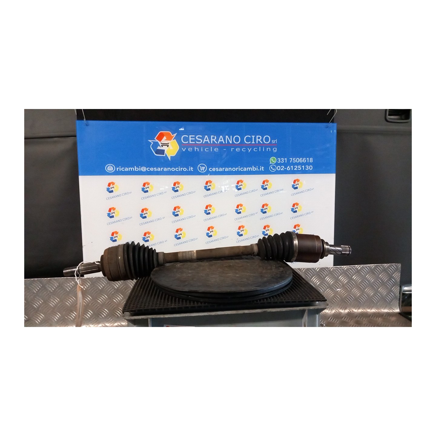 SEMIALBERO ANT. COMPL. SX. 003 RENAULT SCENIC 3A SERIE (04/09-10/13) K9KJ8 391016204R