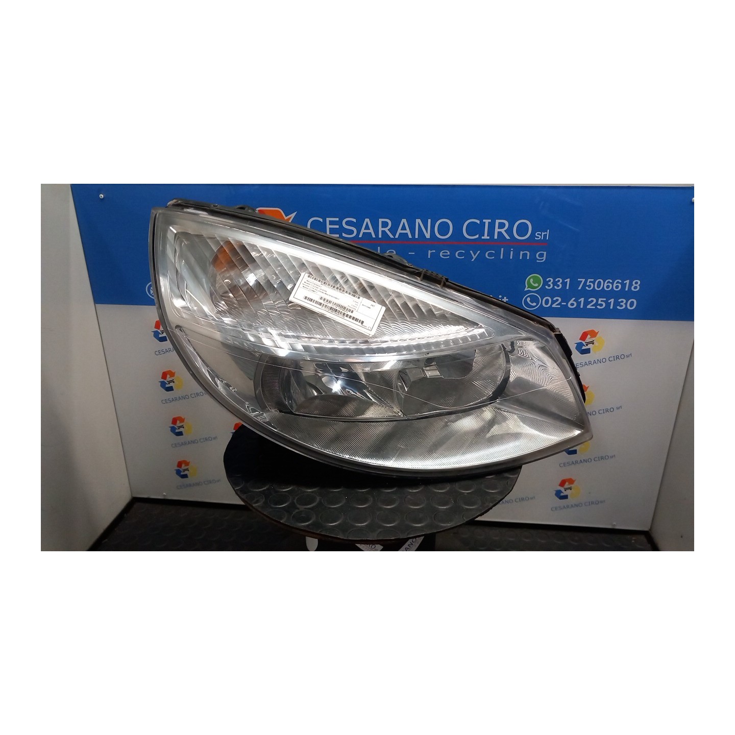 PROIETTORE DX. 043 RENAULT SCENIC 2A SERIE (06/03-08/09) K4M97 7701065914